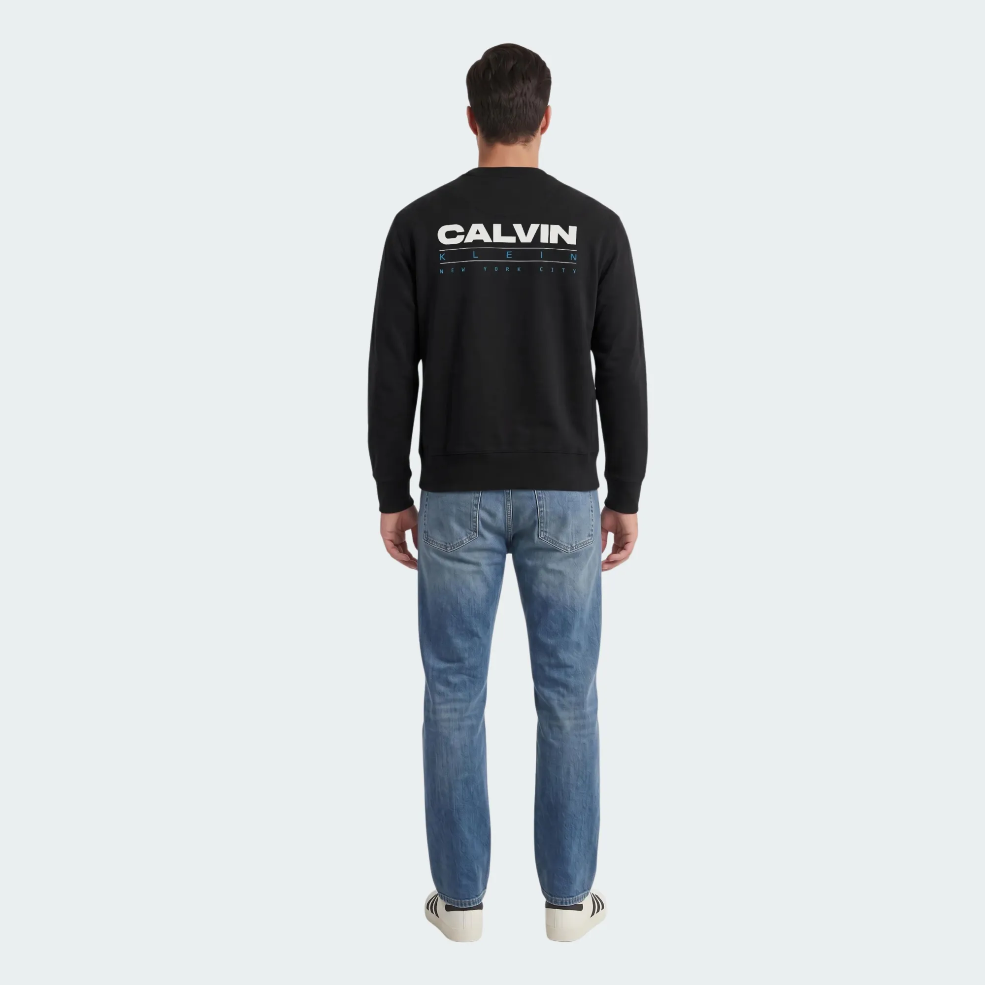 CALVIN KLEIN JEANS PREMIUM TERRY GRAPHIC CREWNECK