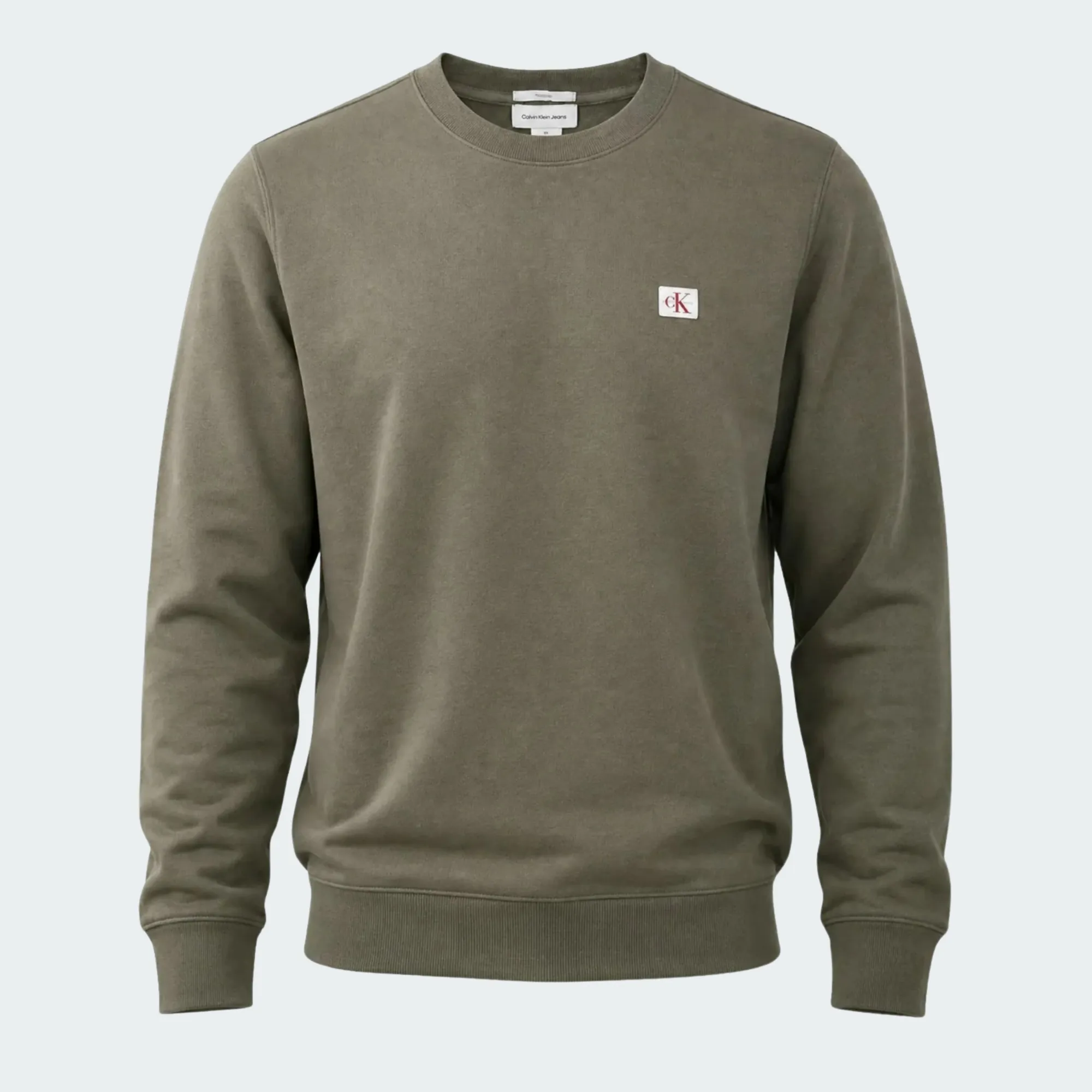 CALVIN KLEIN JEANS 350TERRY BADGE CREWNECK
