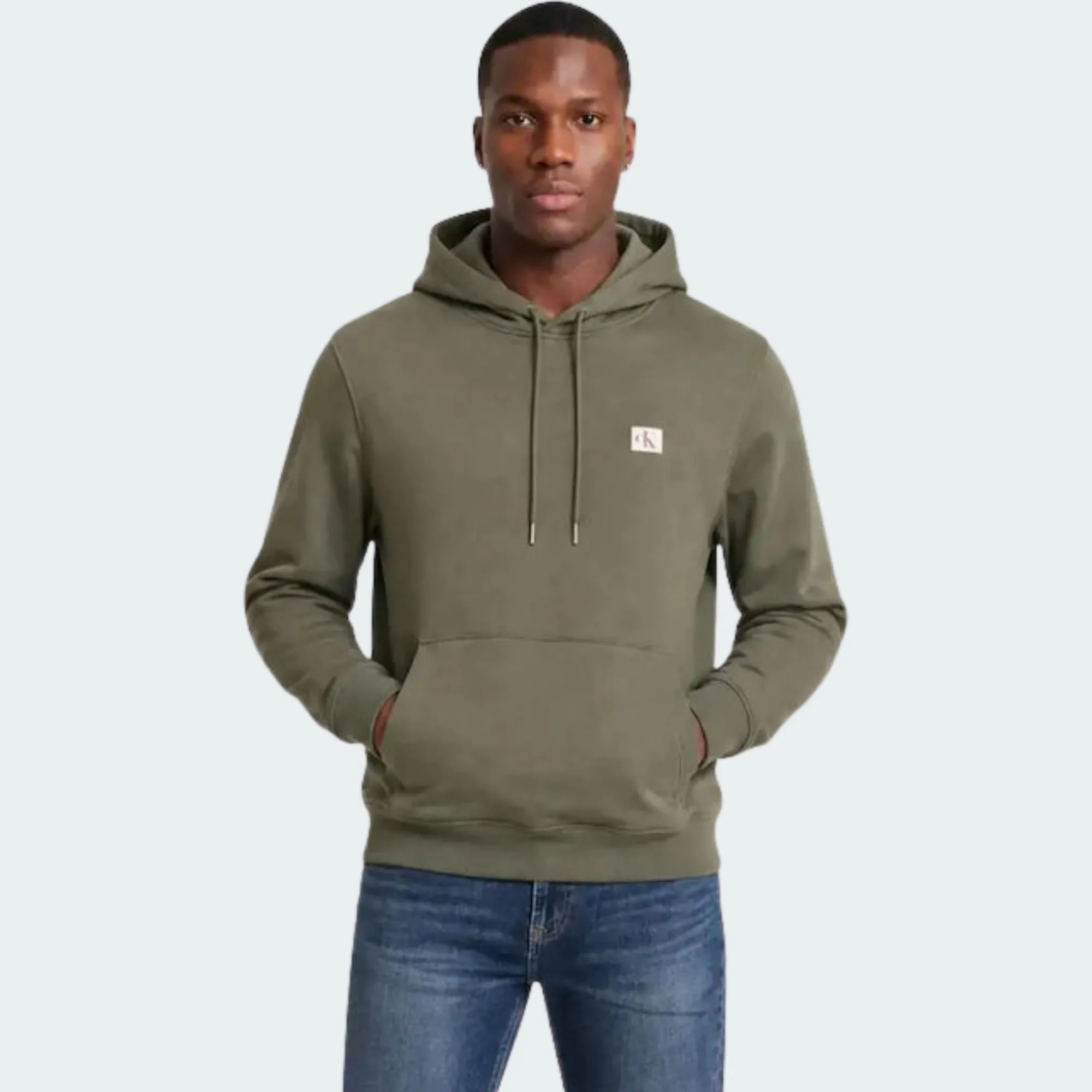 CALVIN KLEIN JEANS 350TERRY BADGE CREWNECK