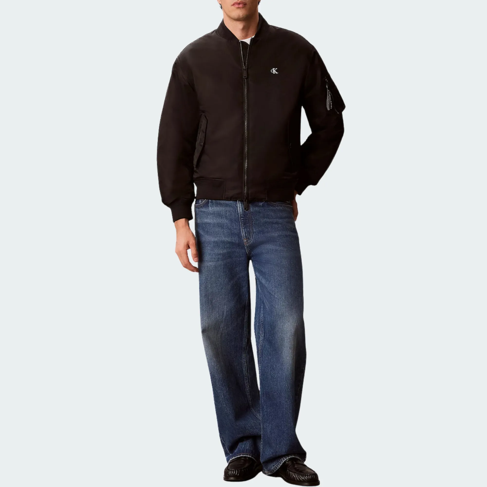 CALVIN KLEIN JEANS NYLON BOMBER JACKET