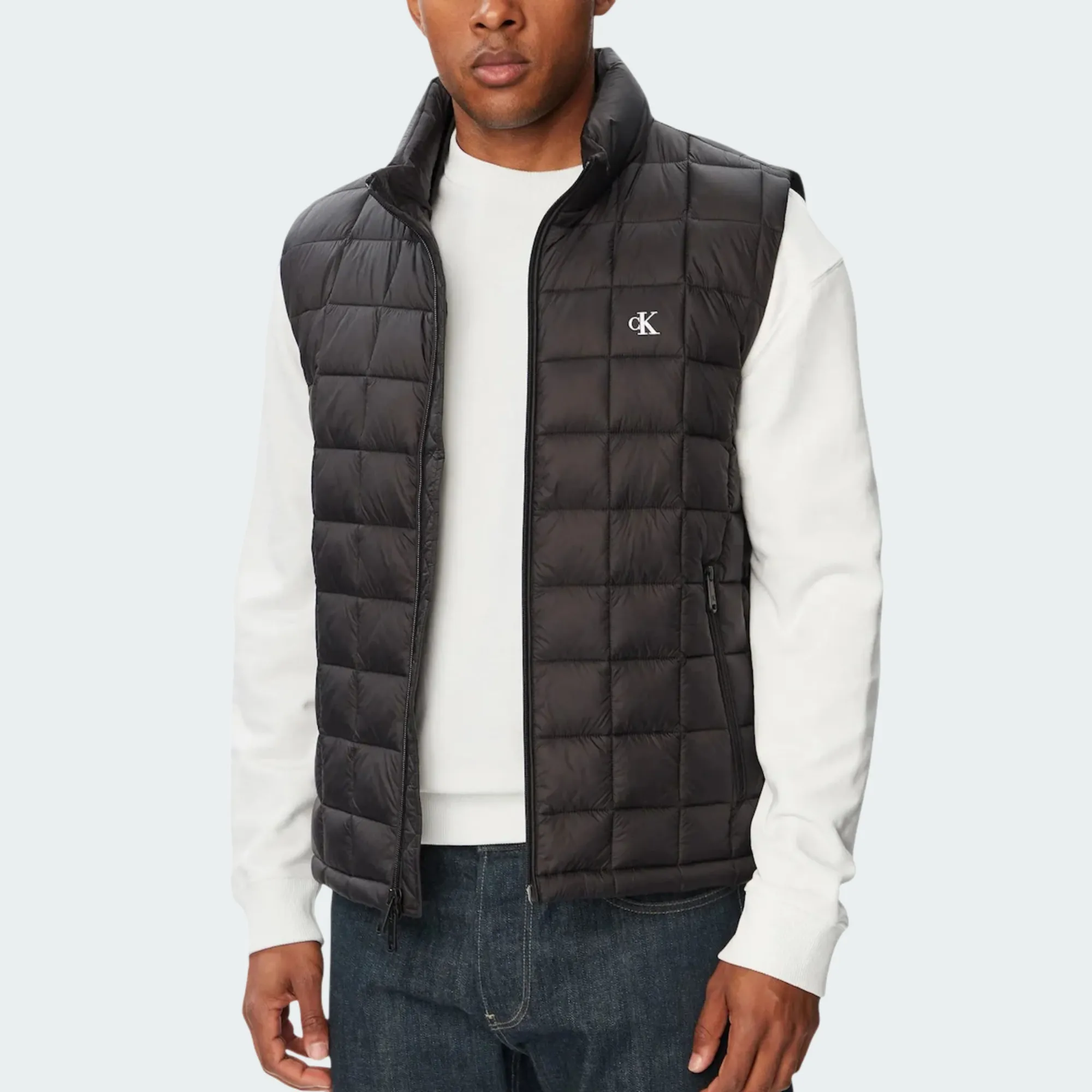 CALVIN KLEIN JEANS NYLON QUILTED VEST