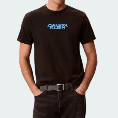 CALVIN KLEIN JEANS WASHED SPINE GRAPHIC TEE