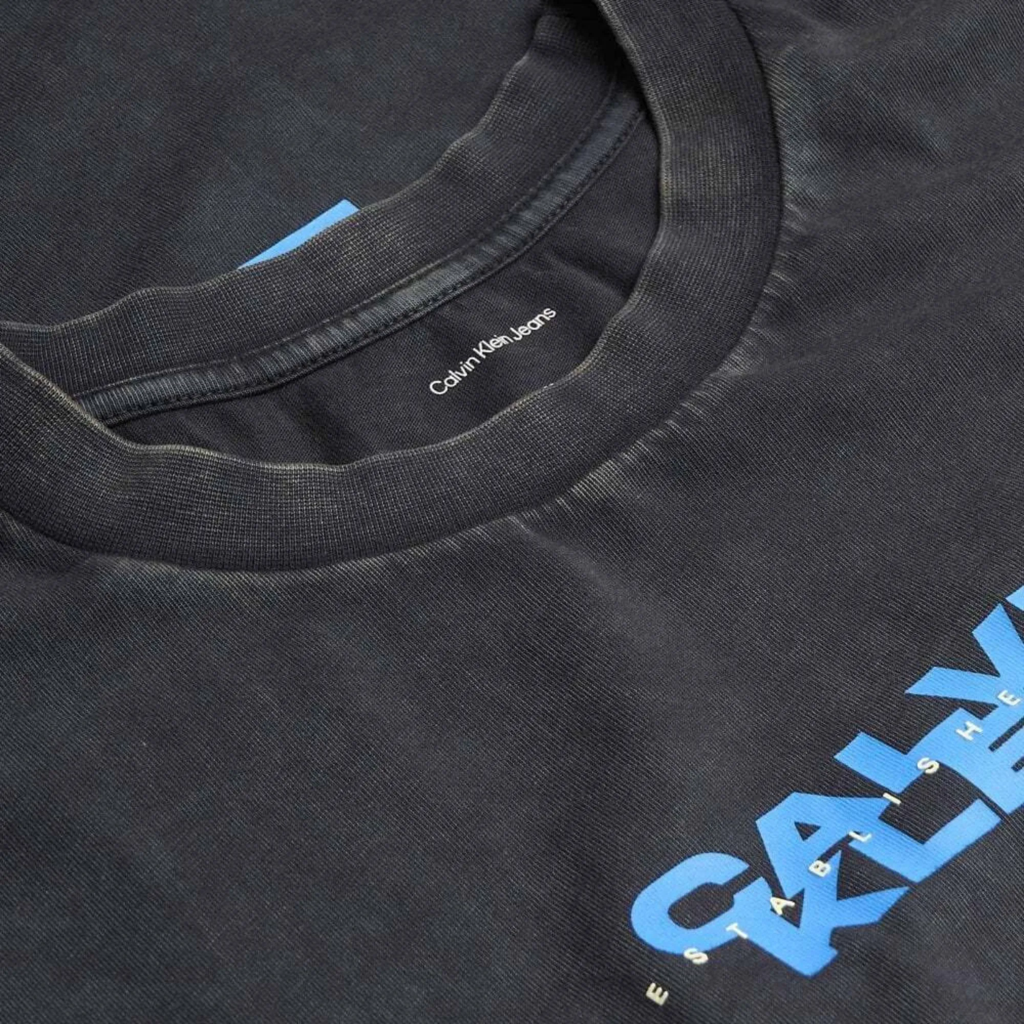 CALVIN KLEIN JEANS WASHED SPINE GRAPHIC TEE