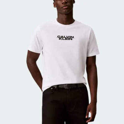 CALVIN KLEIN JEANS WASHED SPINE GRAPHIC TEE