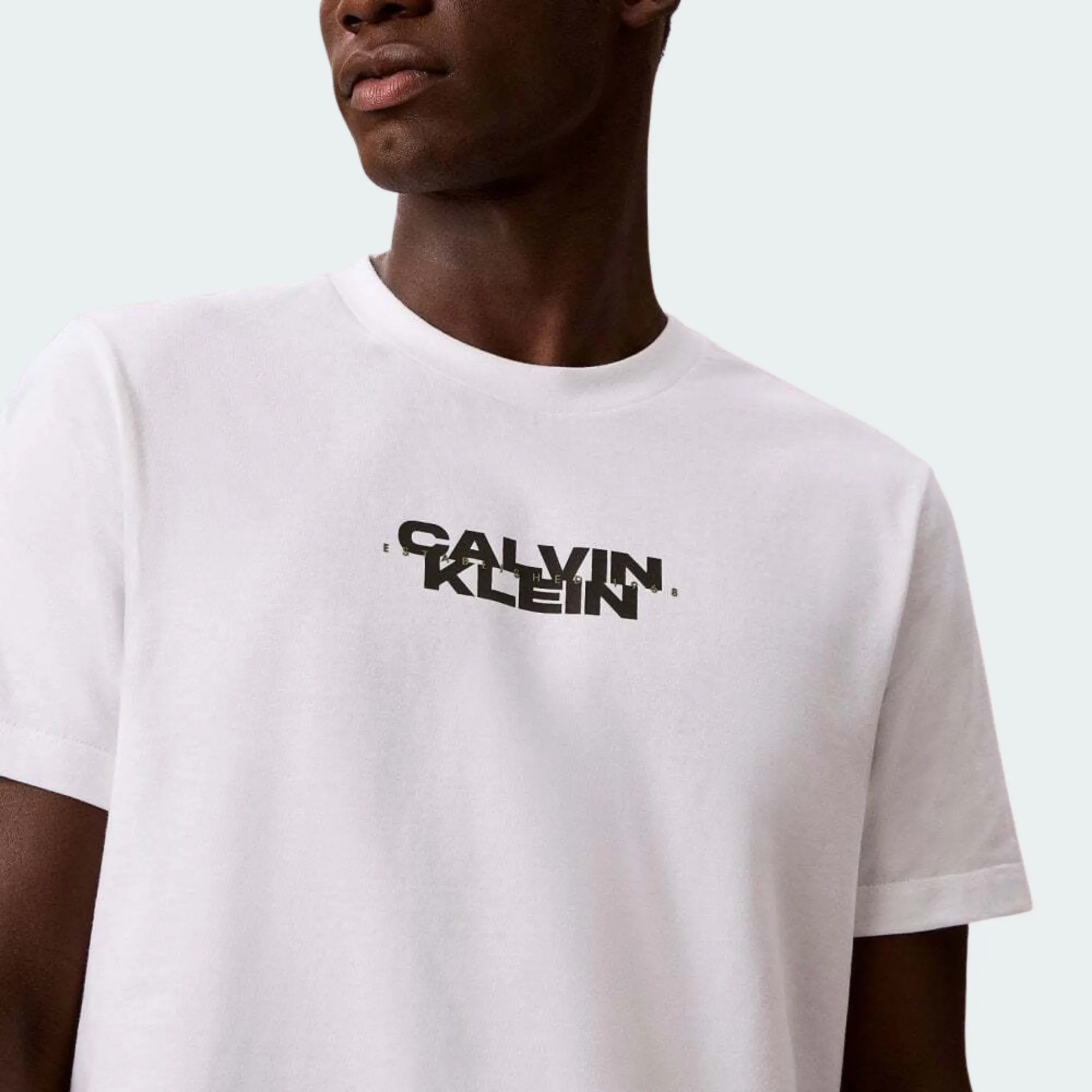 CALVIN KLEIN JEANS WASHED SPINE GRAPHIC TEE
