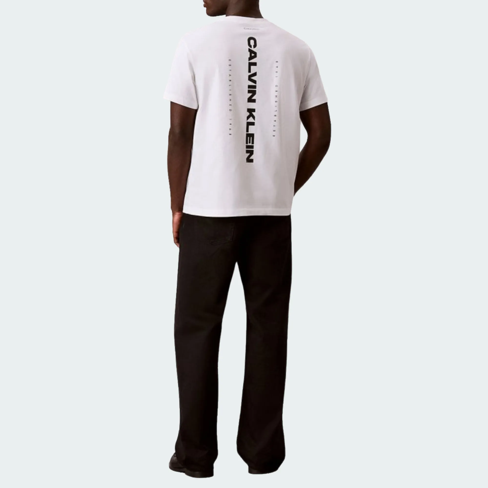 CALVIN KLEIN JEANS WASHED SPINE GRAPHIC TEE