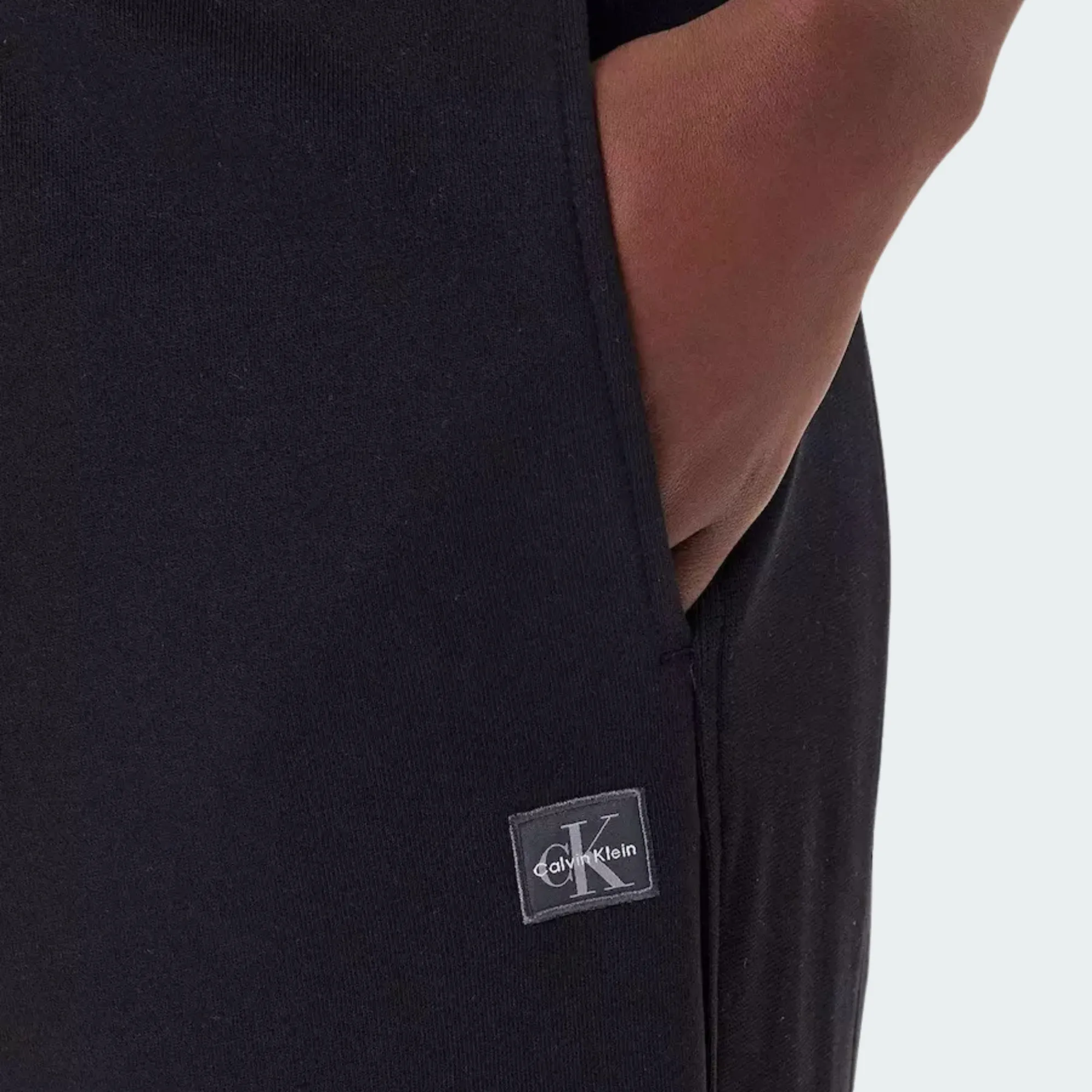 CALVIN KLEIN JEANS FRENCH TERRY BADGE LOGO PANT