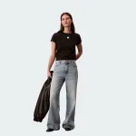 CALVIN KLEIN JEANS WOVEN LABEL CLASSIC FIT TEE