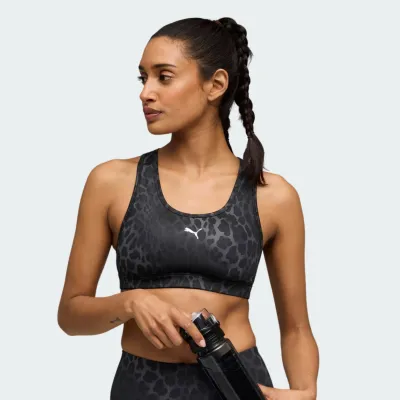 PUMA 4KEEPS BRA - PADDED - SPOTTED HAZE