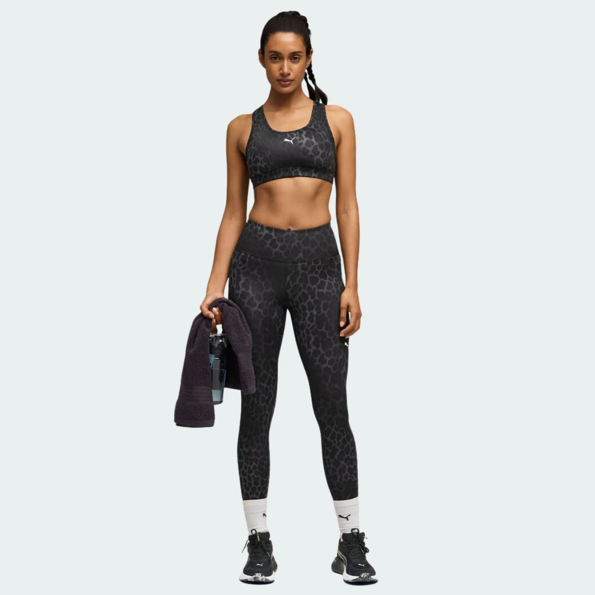 PUMA 4KEEPS BRA - PADDED - SPOTTED HAZE