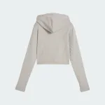 PUMA ESSENTIALS RIBBED FULL-ZIP SOFT TOUCH HOODIE
