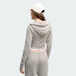 PUMA ESSENTIALS RIBBED FULL-ZIP SOFT TOUCH HOODIE