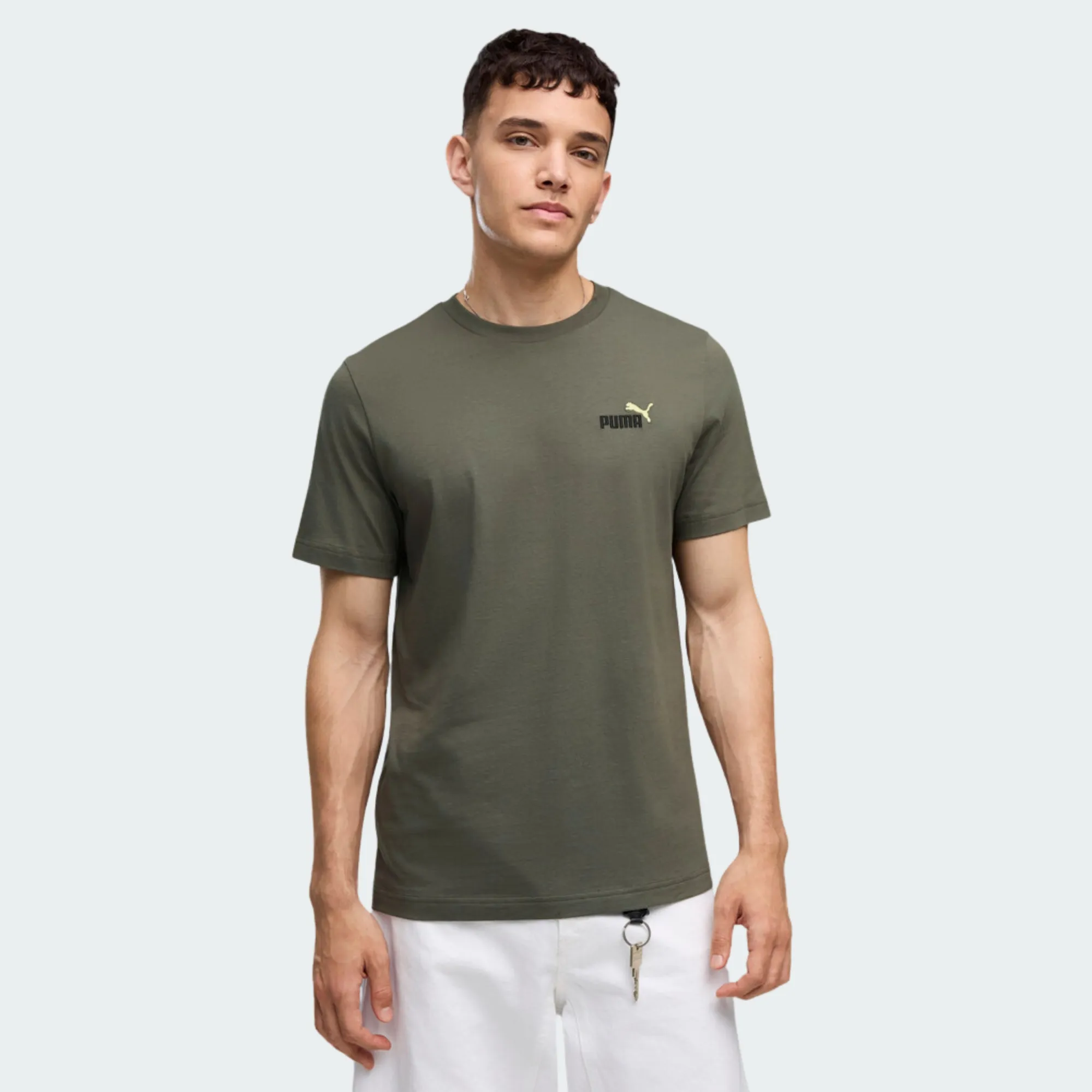 PUMA ESSENTIALS 2 COLOR SMALL NO. 1 LOGO TEE