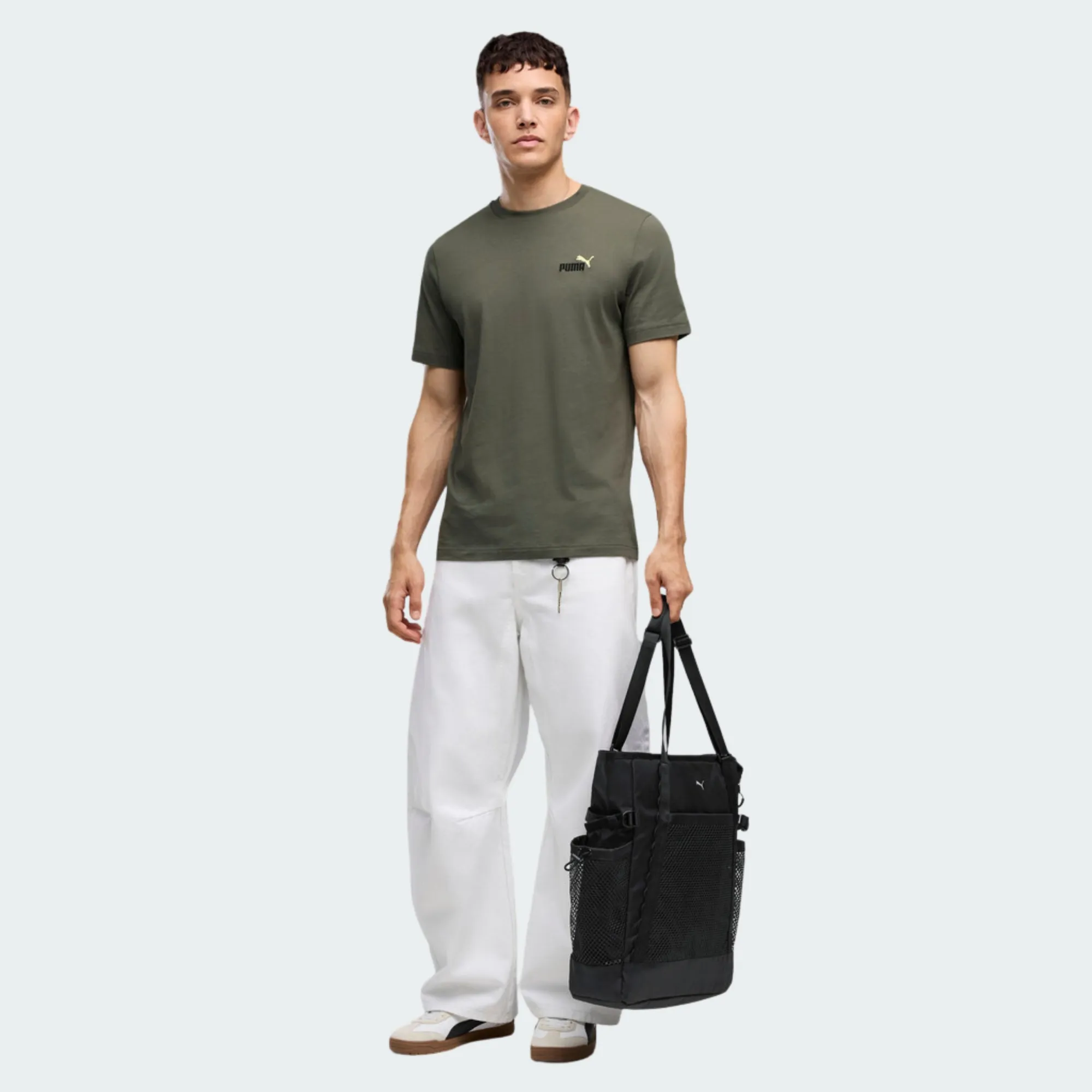 PUMA ESSENTIALS 2 COLOR SMALL NO. 1 LOGO TEE