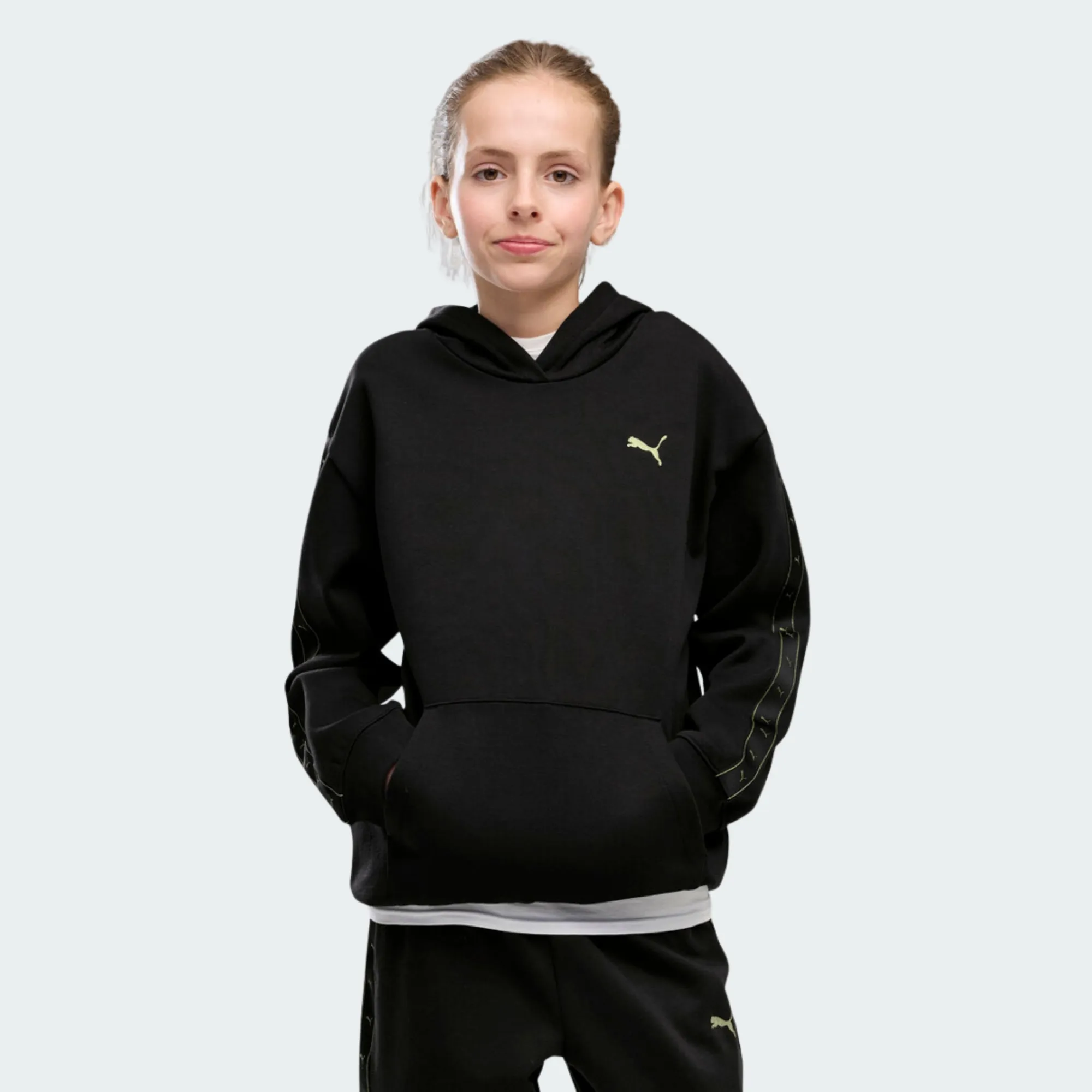 PUMA ESSENTIALS TAPE RELAXED HOODIE GIRLS