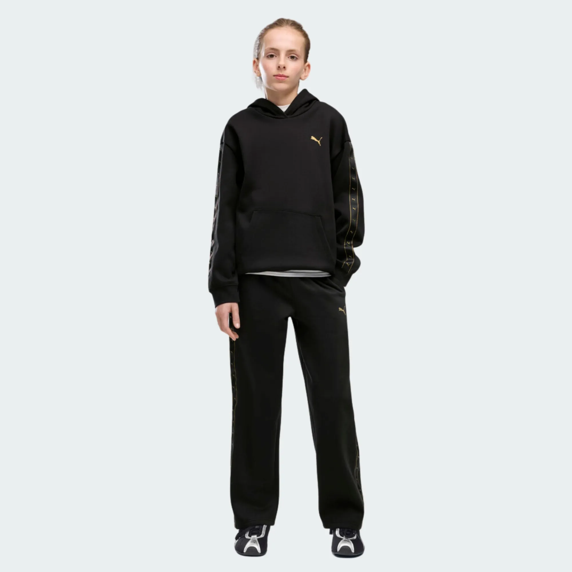 PUMA ESSENTIALS TAPE RELAXED HOODIE GIRLS