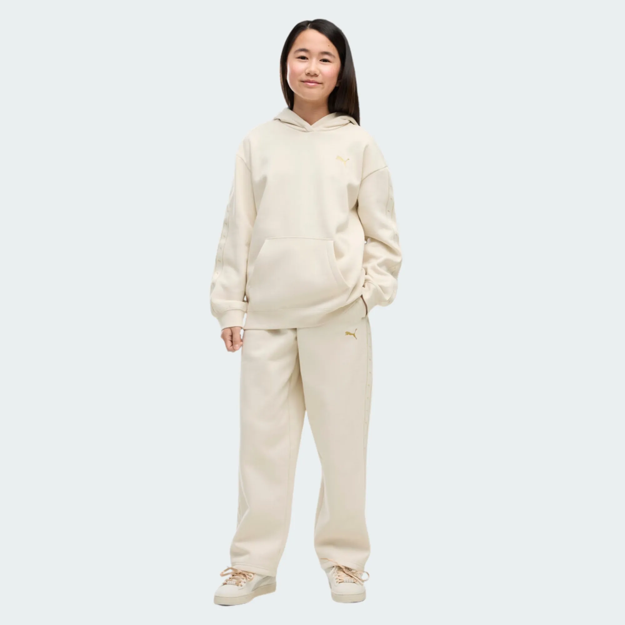 PUMA ESSENTIALS TAPE RELAXED HOODIE GIRLS