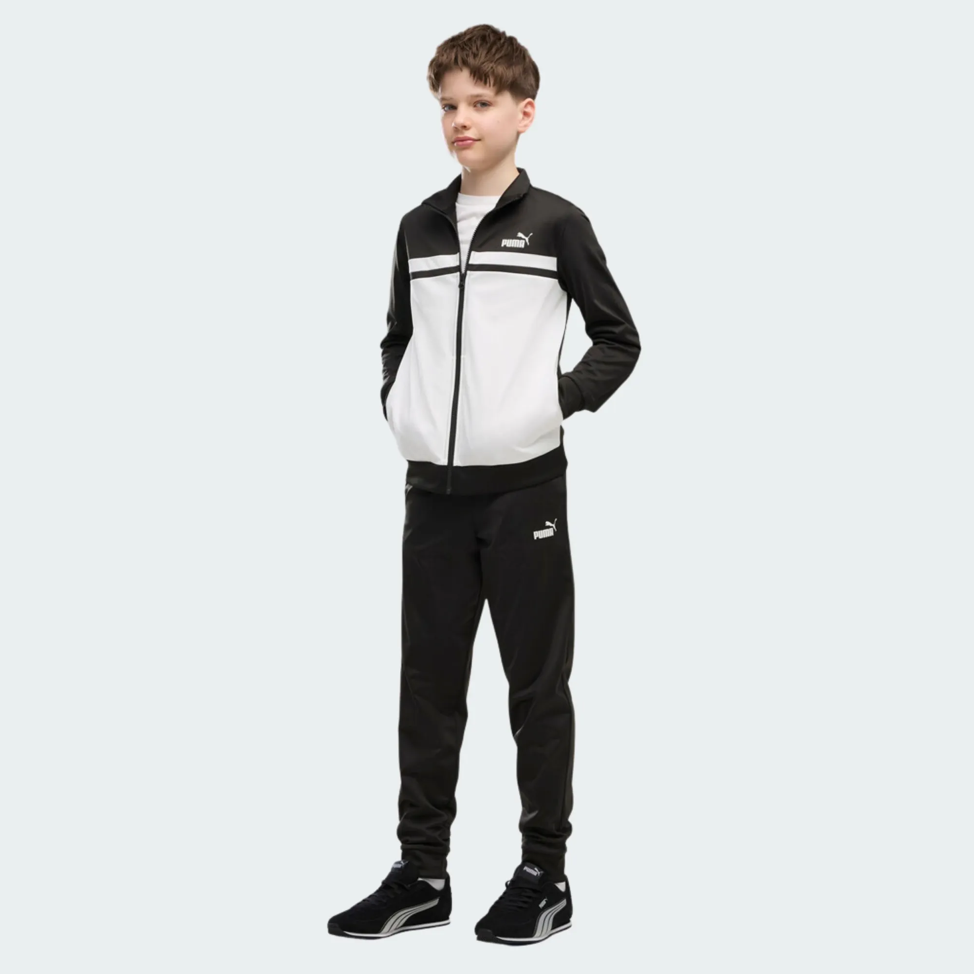 PUMA POLY COLORBLOCK SUIT BOYS
