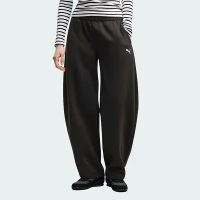 PUMA ESSENTIALS RELAXED BARREL LEG PANTS