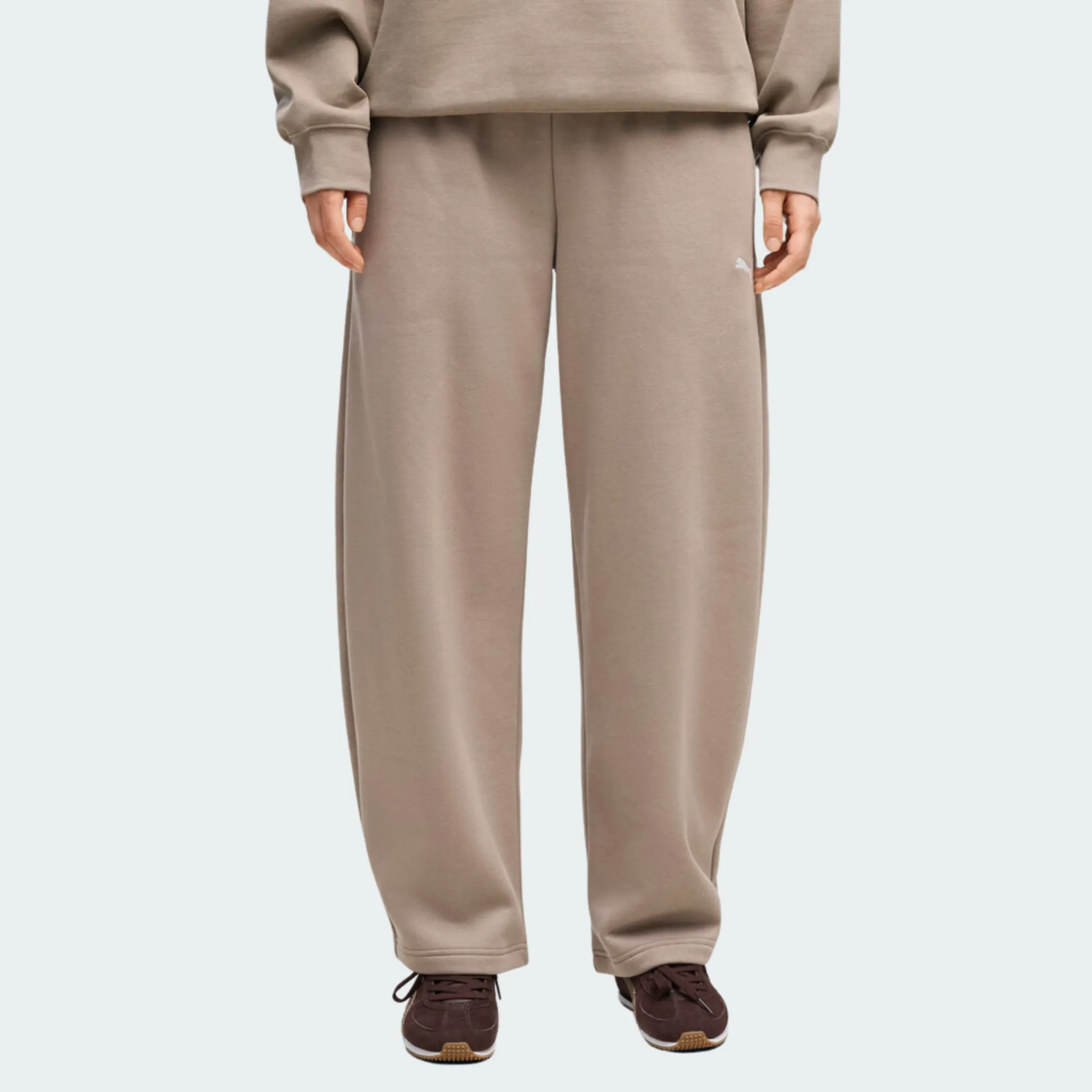 PUMA ESSENTIALS RELAXED BARREL LEG PANTS