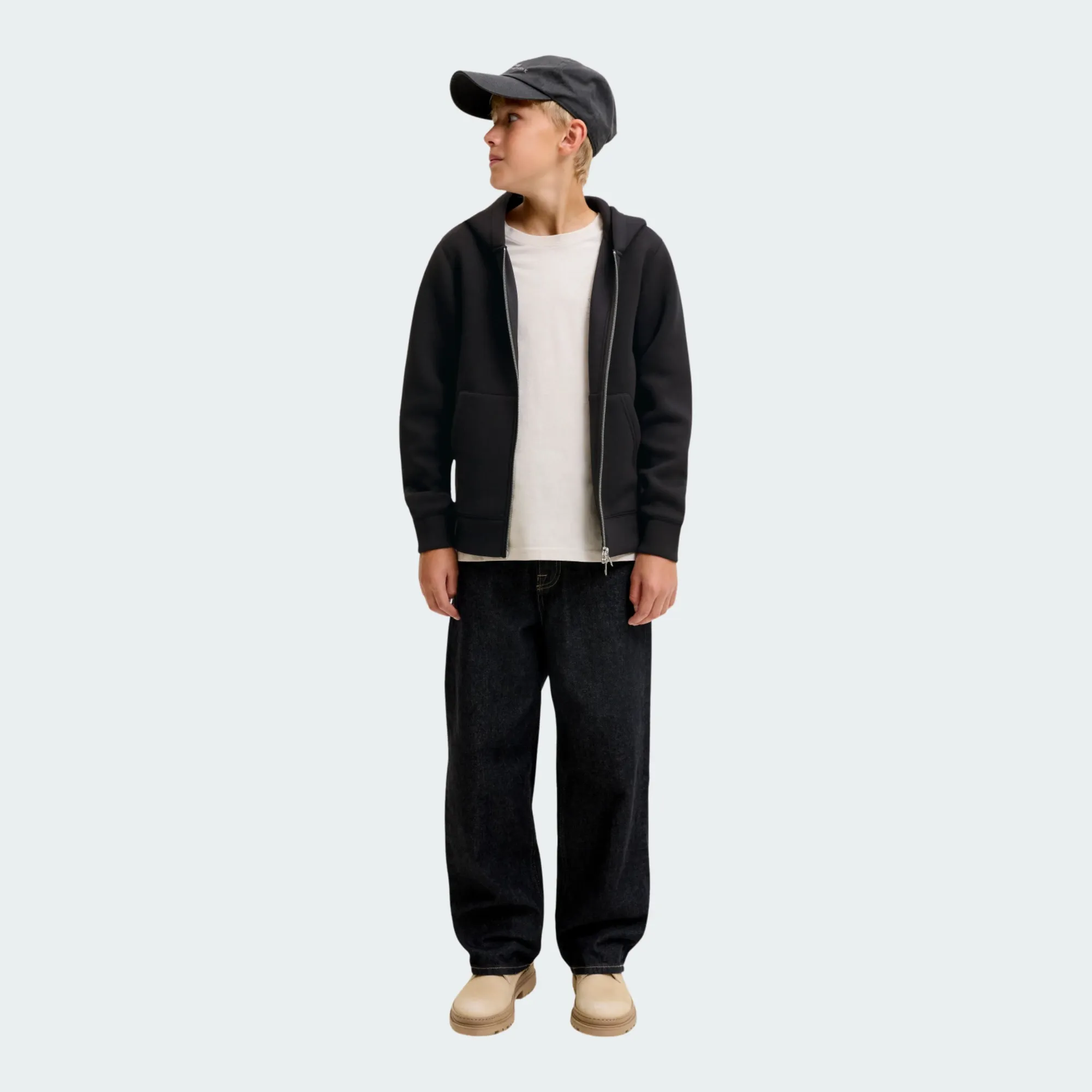 JACK & JONES LEGACY SWEAT SCUBA ZIP HOOD JUNIOR