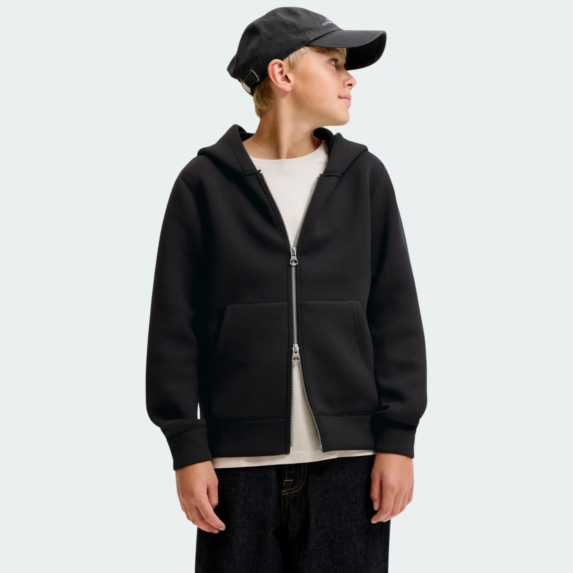 JACK & JONES LEGACY SWEAT SCUBA ZIP HOOD JUNIOR