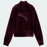 PUMA ESSENTIALS ELEVATED VELOUR TRACKJACKET