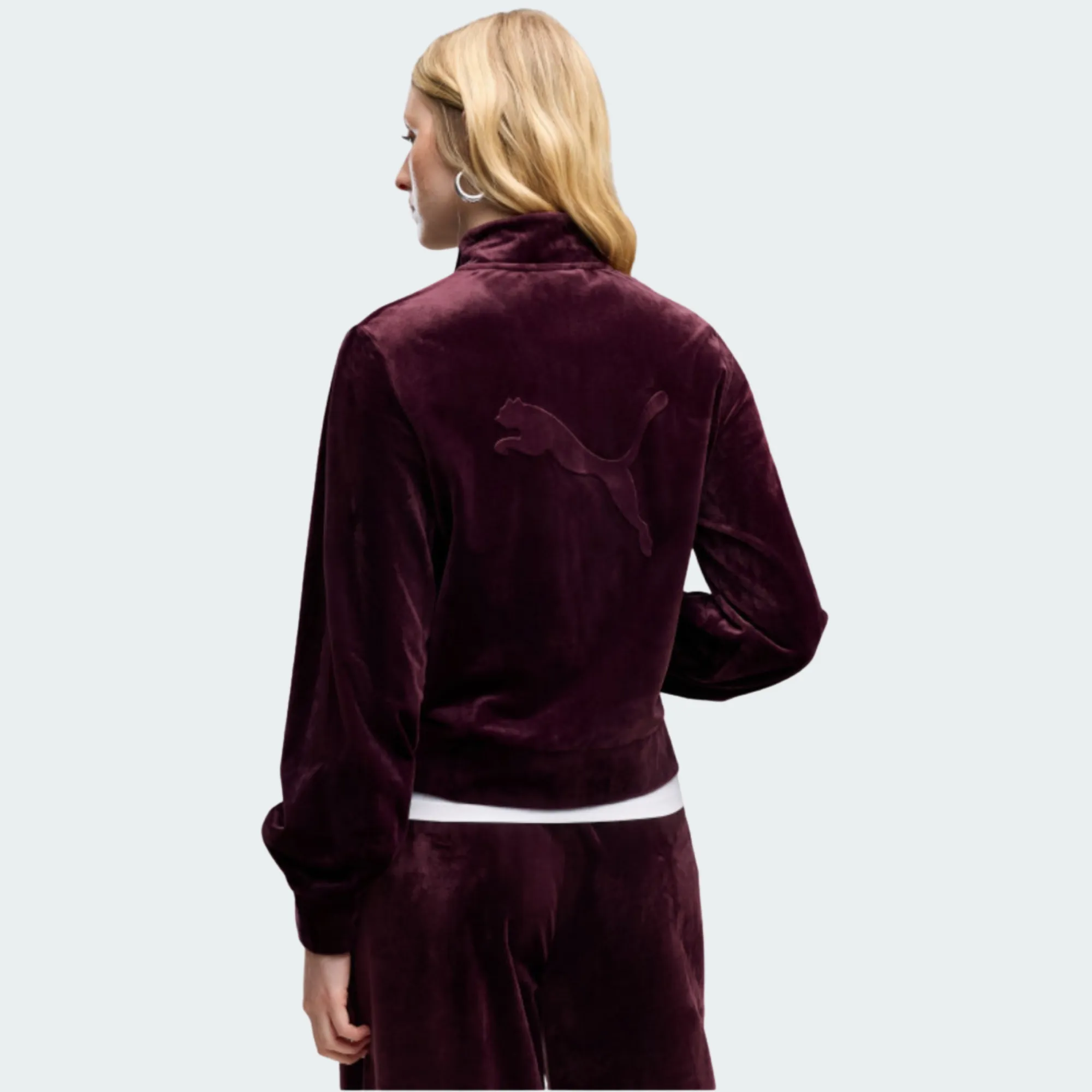PUMA ESSENTIALS ELEVATED VELOUR TRACKJACKET