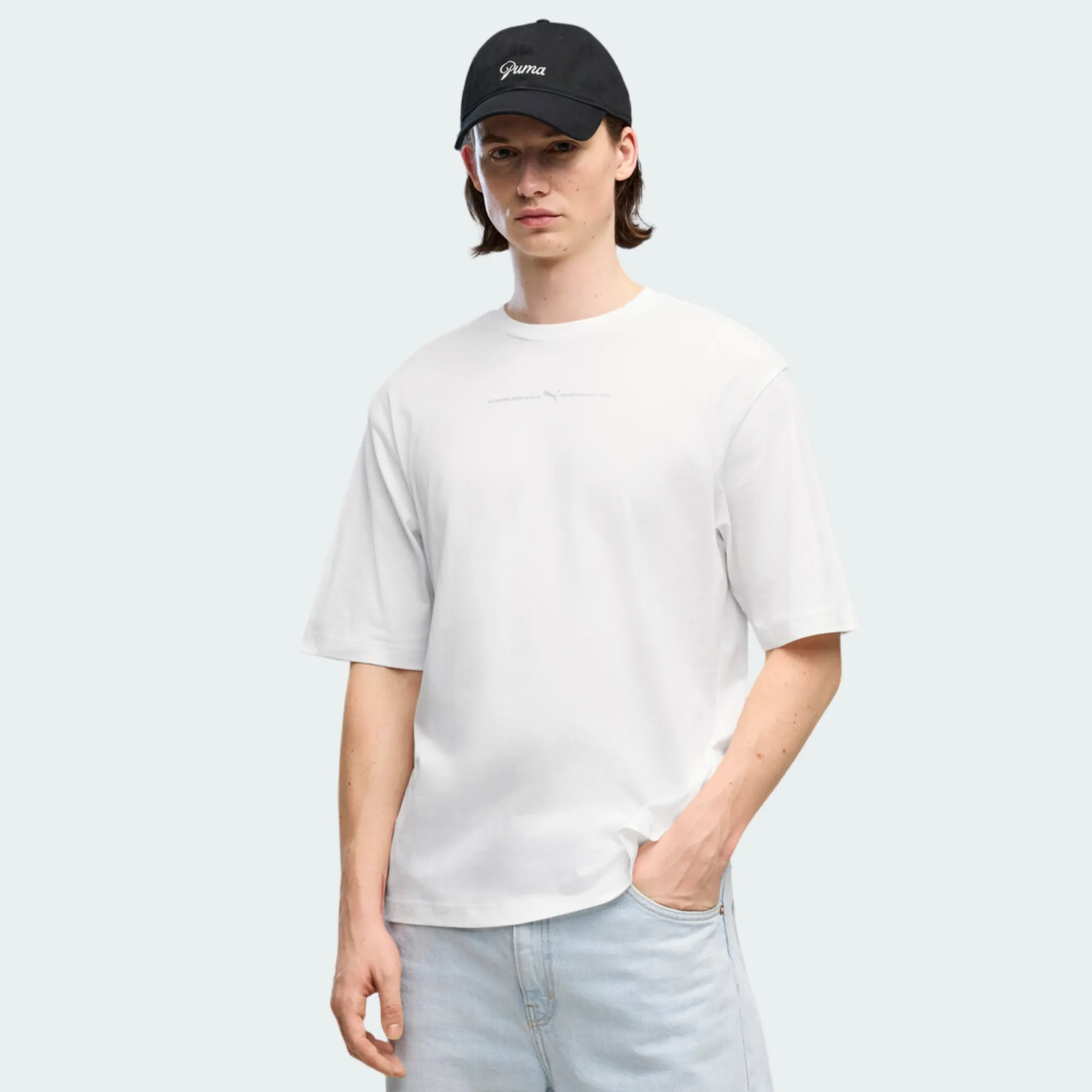 PUMA GRAPHICS BOXY FOIL TEE