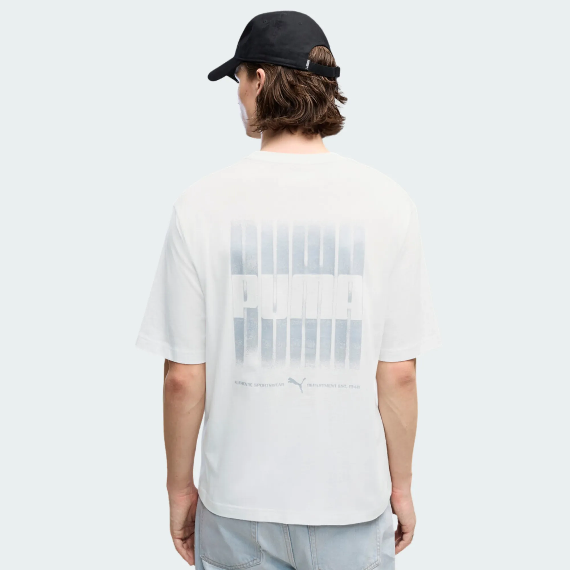 PUMA GRAPHICS BOXY FOIL TEE