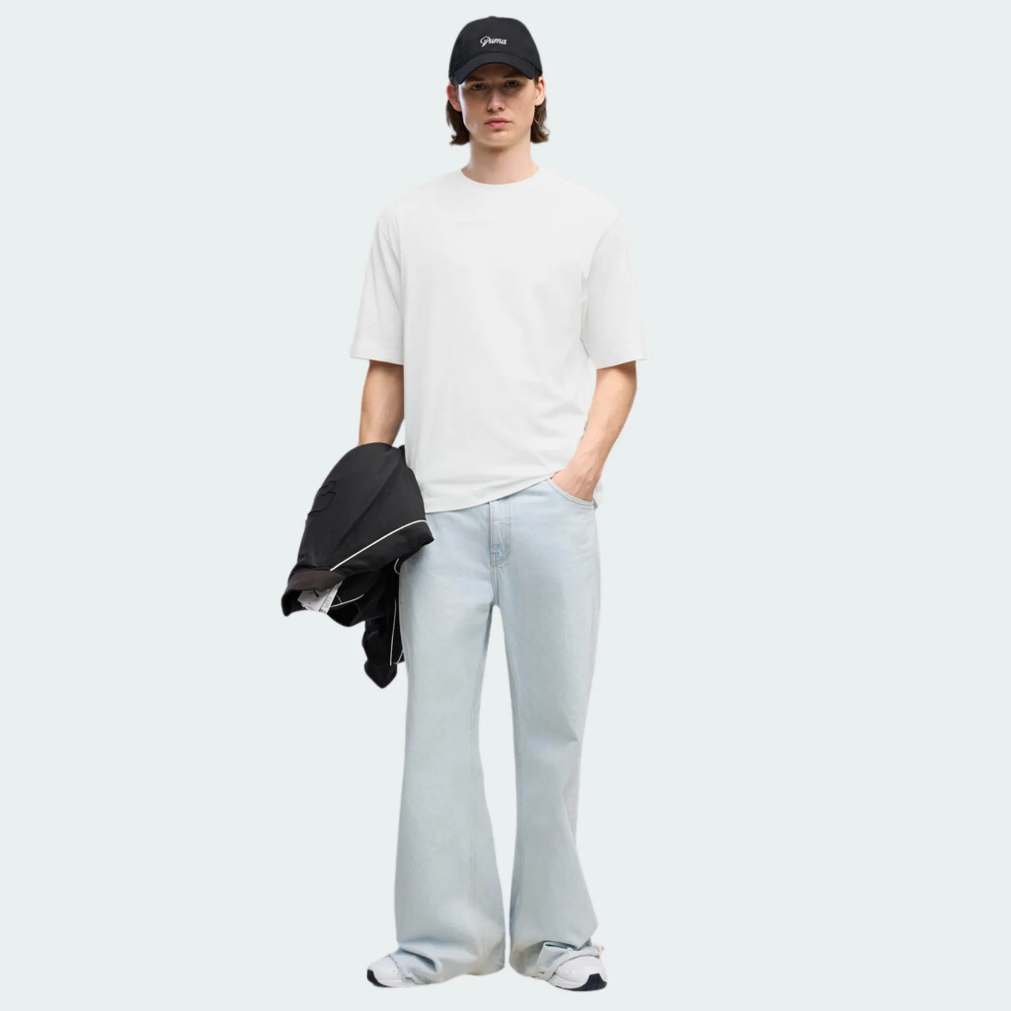 PUMA GRAPHICS BOXY FOIL TEE