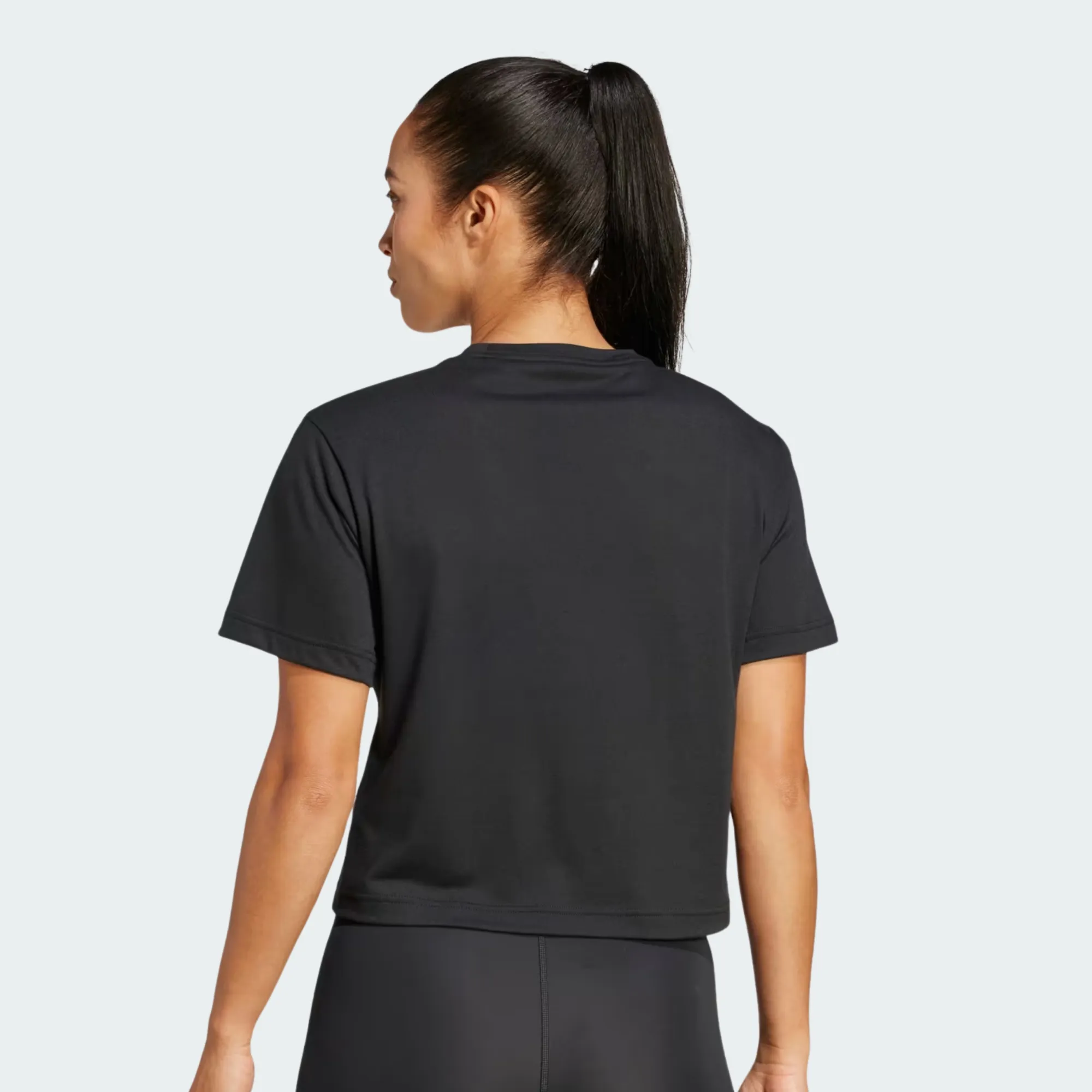 ADIDAS WORKOUT ESSENTIALS BIG LOGO TEE