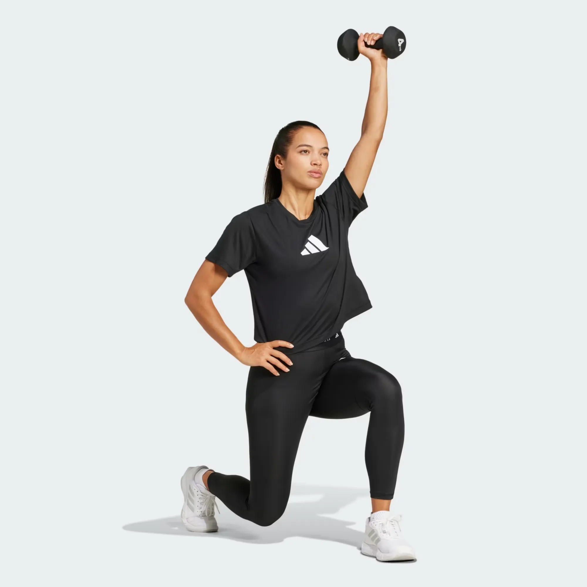 ADIDAS WORKOUT ESSENTIALS BIG LOGO TEE