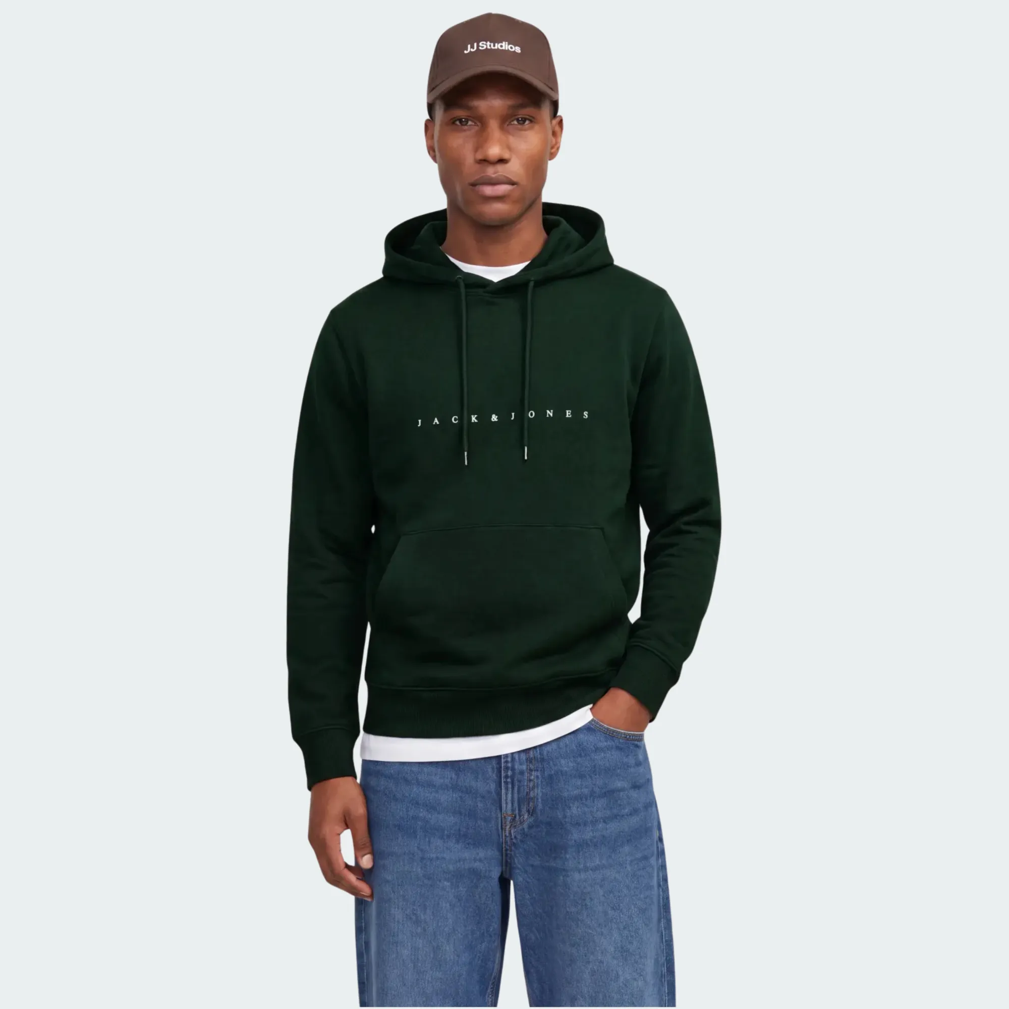 JACK & JONES STAR SWEAT HOOD