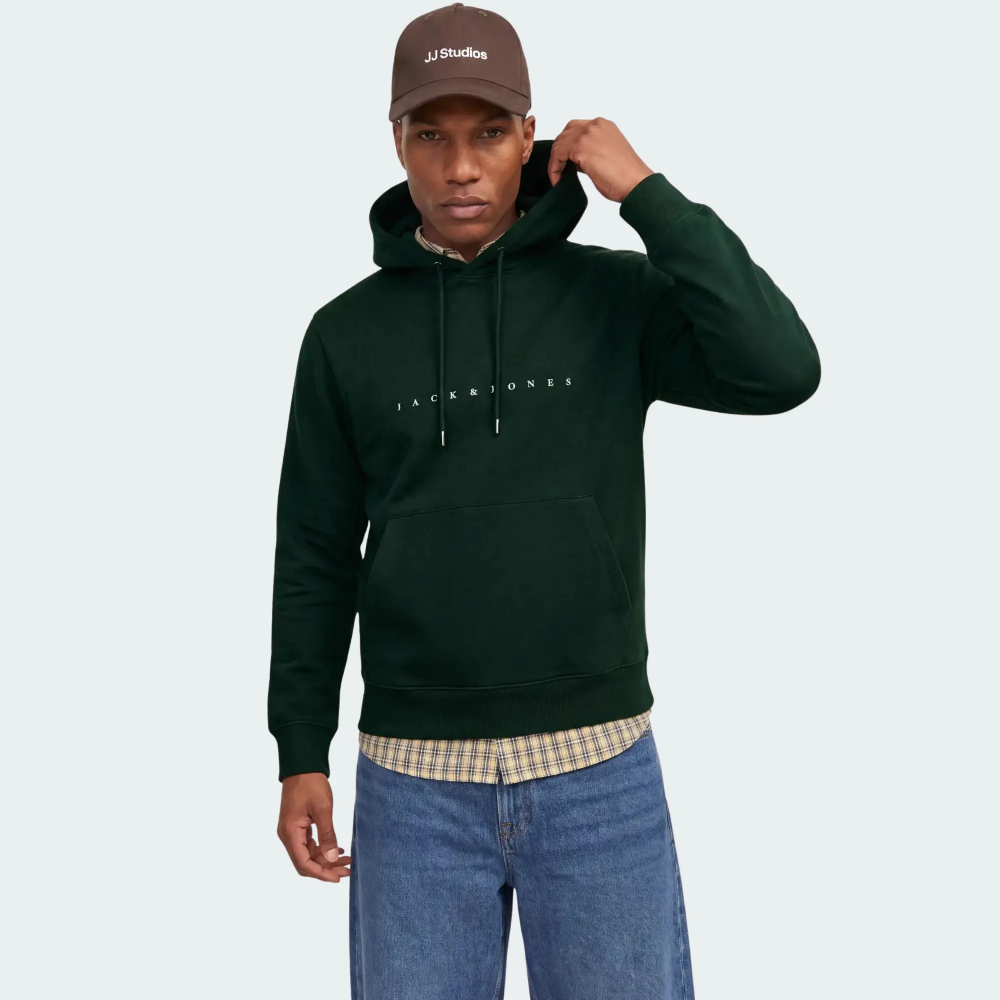 JACK & JONES STAR SWEAT HOOD