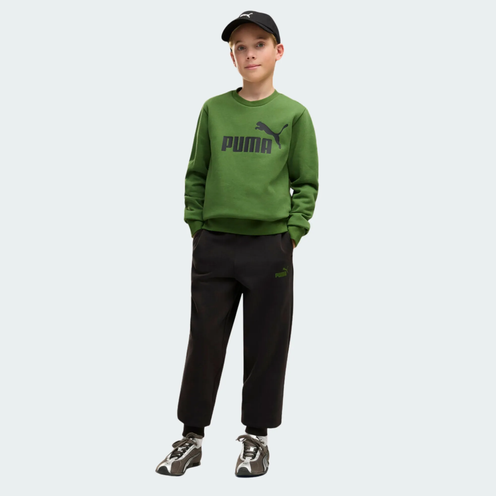 PUMA ESSENTIALS NO.1 LOGO CREW SWEAT SUIT  BOYS
