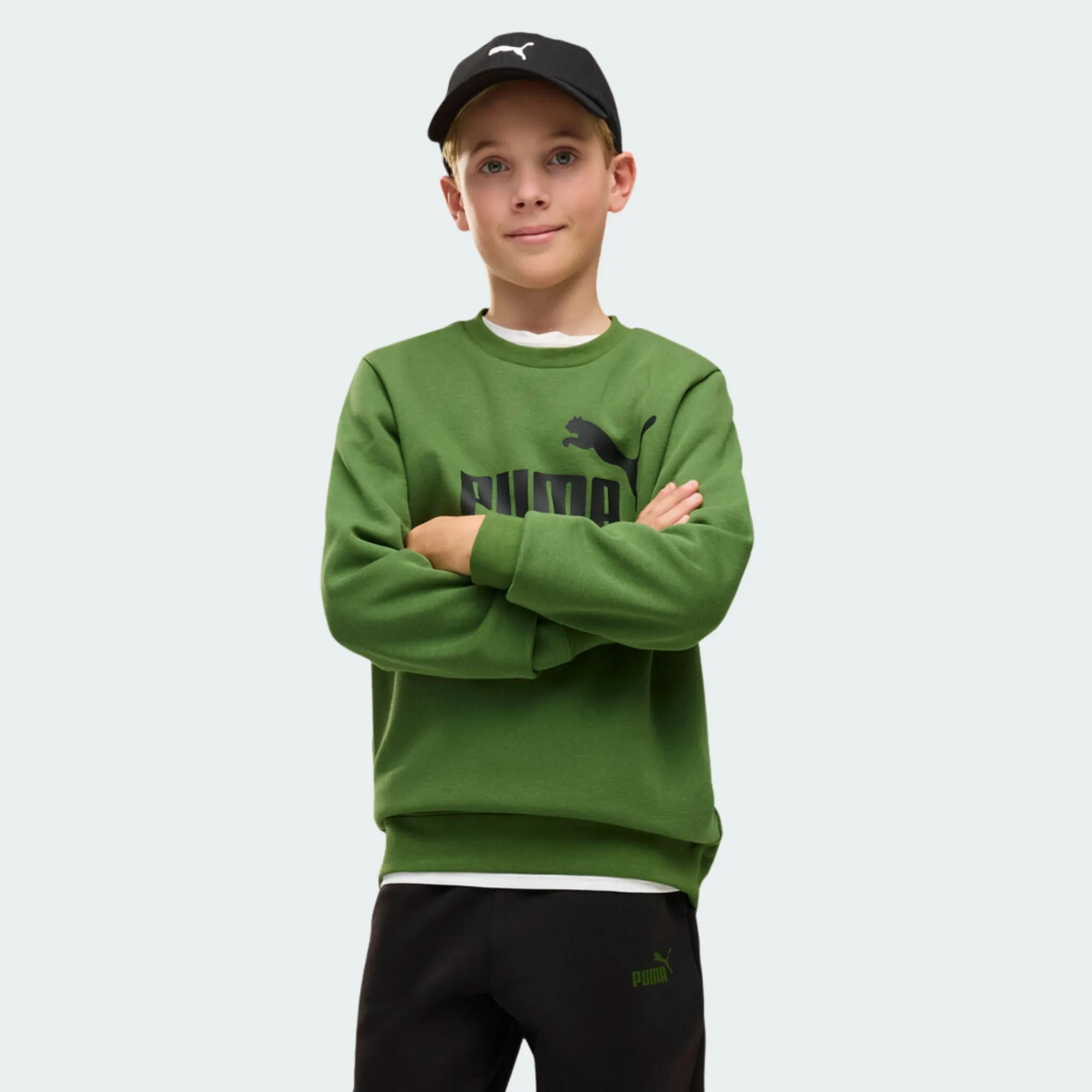 PUMA ESSENTIALS NO.1 LOGO CREW SWEAT SUIT  BOYS