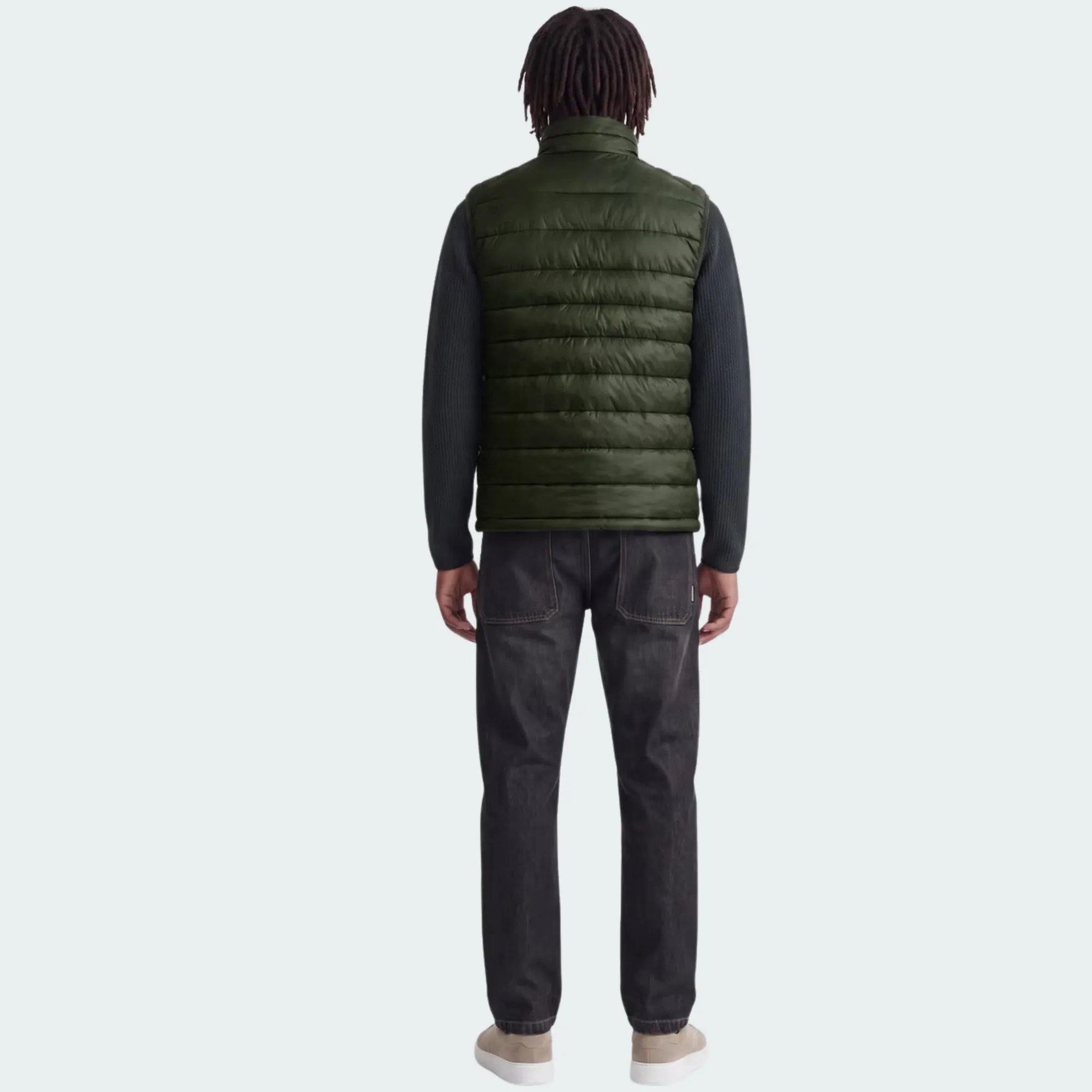 JACK & JONES KINGSLEY LIGHT BODYWARMER COLLAR