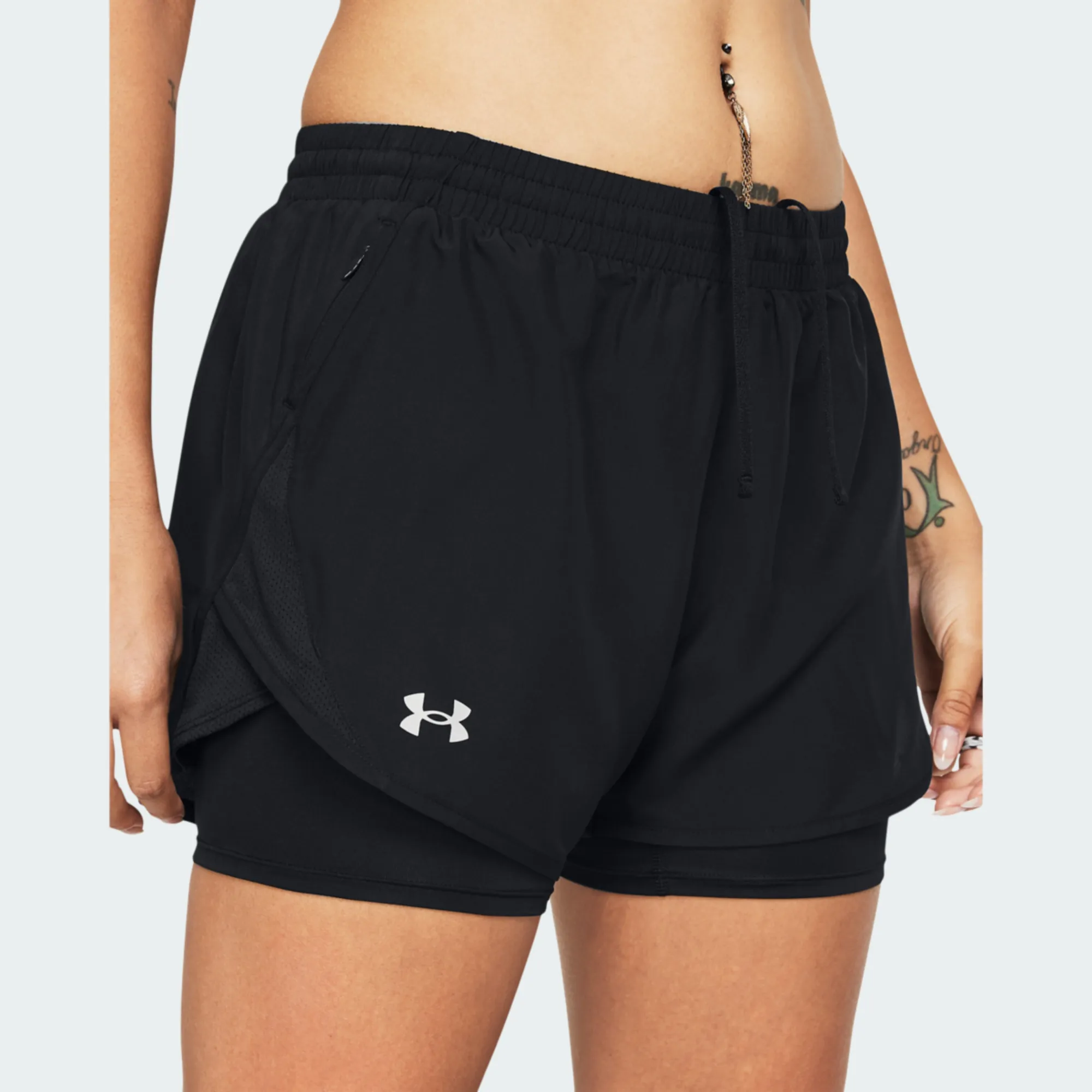 UNDER ARMOUR FLY BY 2-IN-1 SHORTS