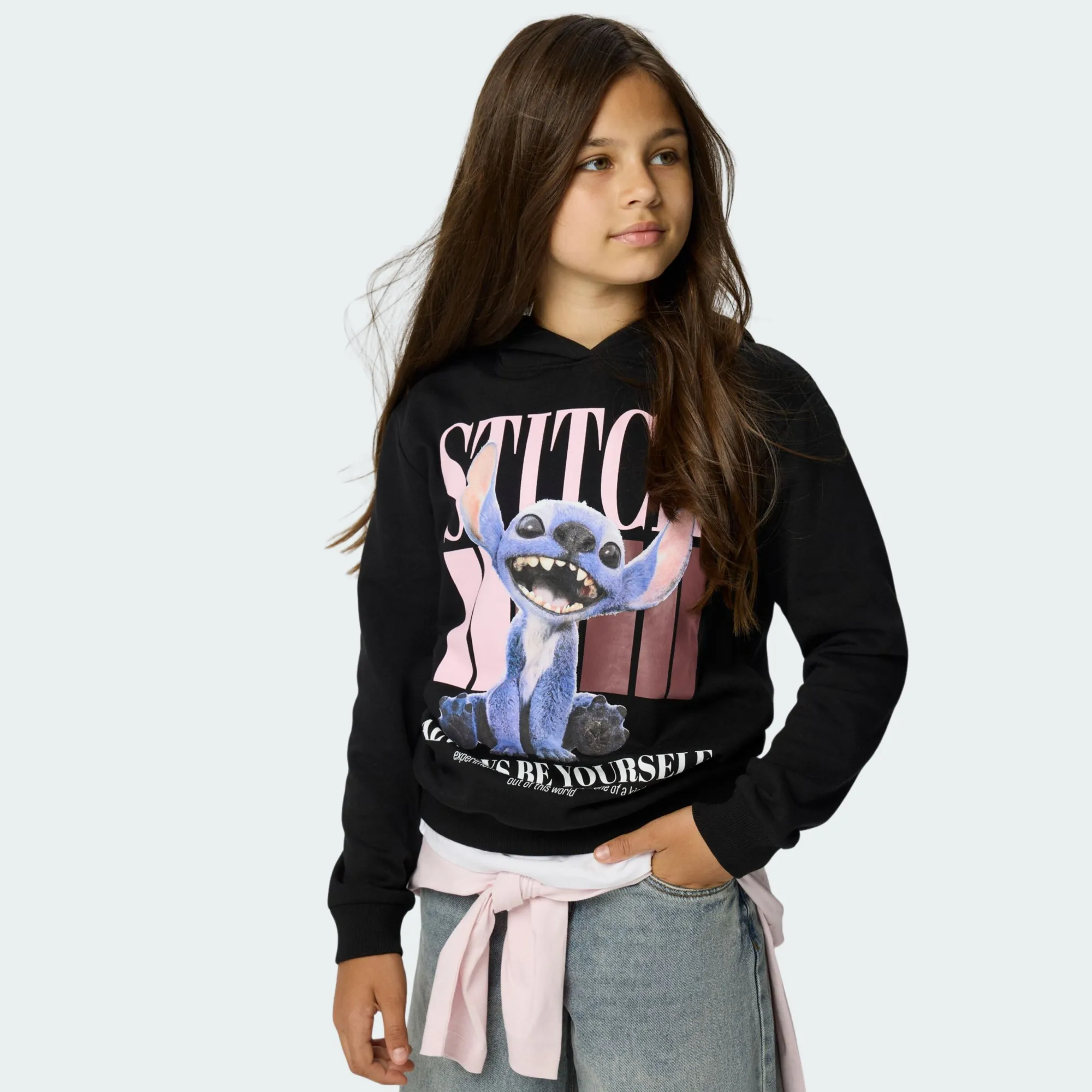 NAME IT GIRLS ADA STITCH NREG SWEAT HOODIE