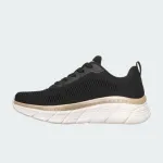 SKECHERS BOBS FLEX - ENGINEERED KNIT FASHION LACE UP SNEAKER