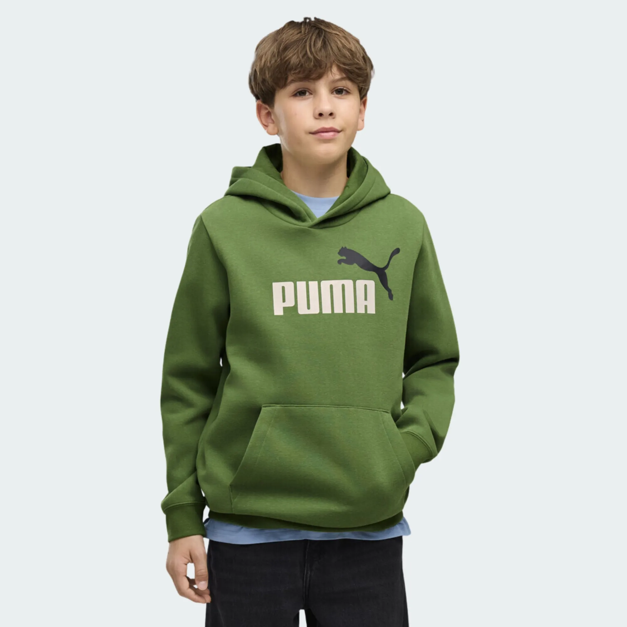 PUMA ESSENTIALS 2 COLOR NO. 1 LOGO HOODIE BOYS