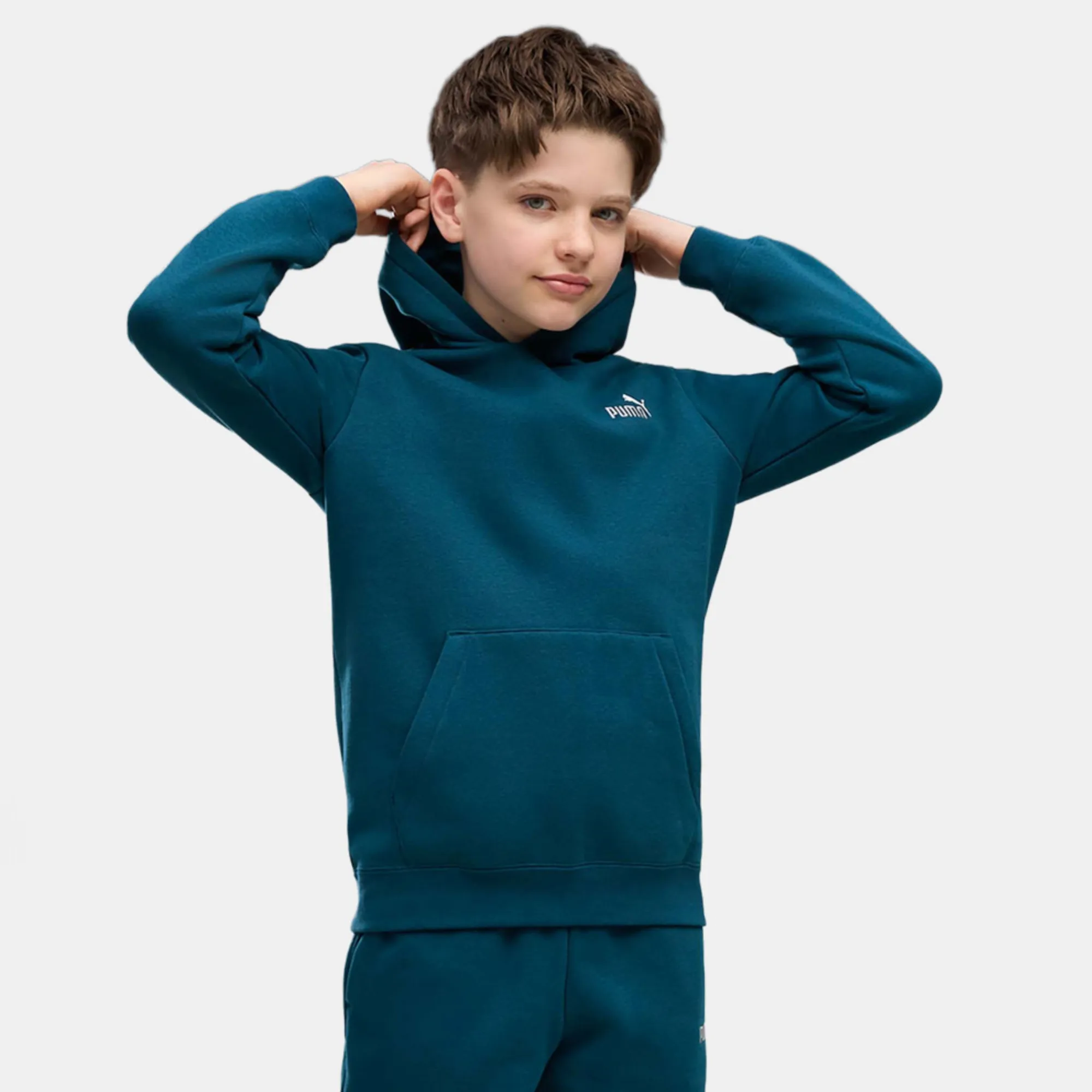 PUMA ESSENTIALS 2 COLOR SMALL NO. 1 LOGO HOODIE BOYS