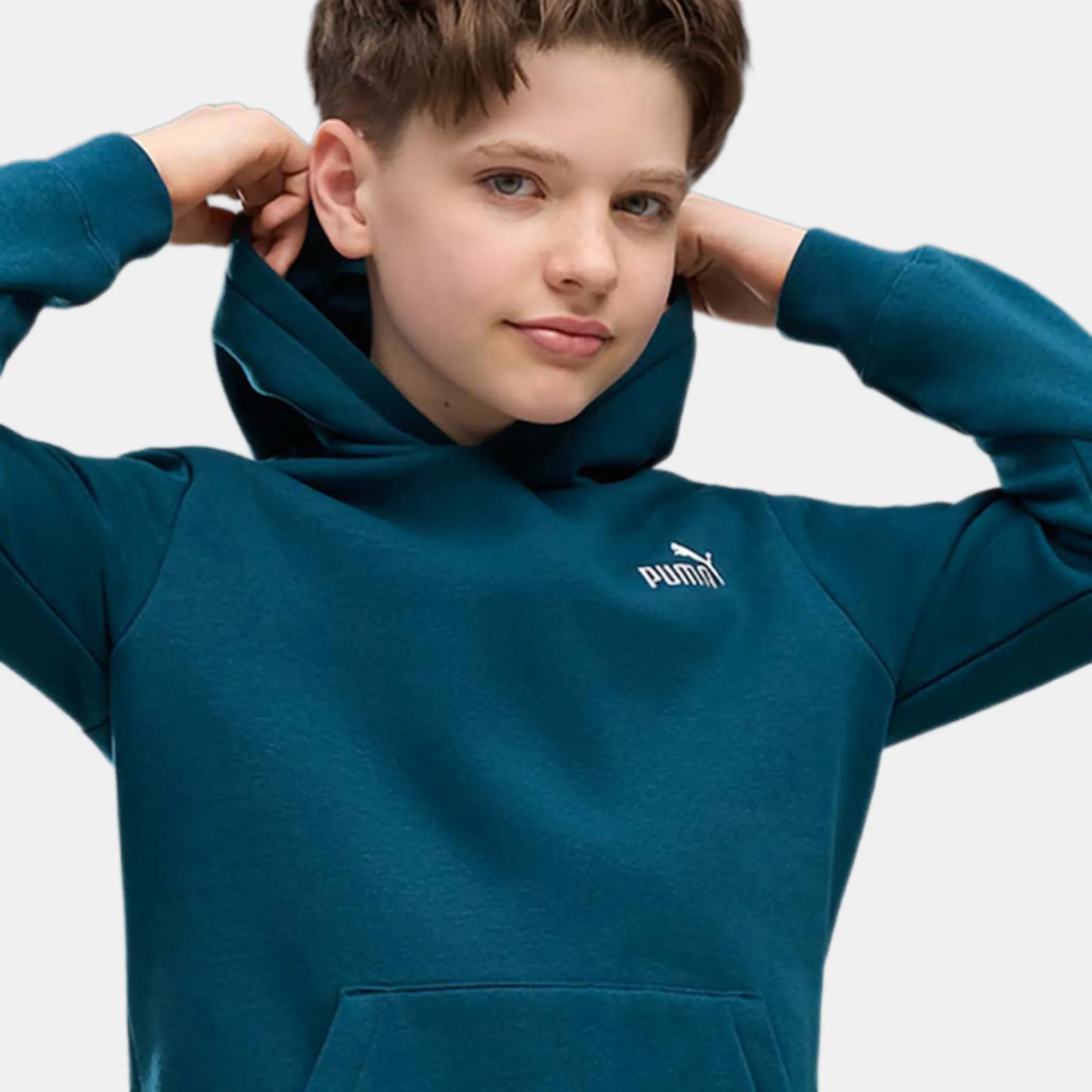 PUMA ESSENTIALS 2 COLOR SMALL NO. 1 LOGO HOODIE BOYS