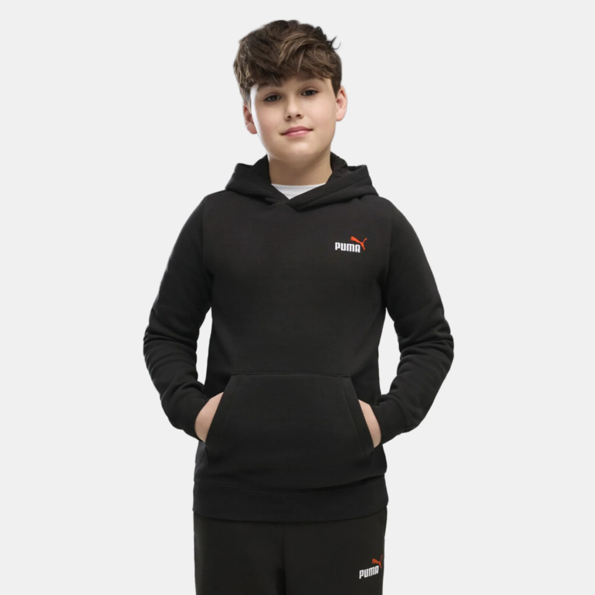 PUMA ESSENTIALS 2 COLOR SMALL NO. 1 LOGO HOODIE BOYS