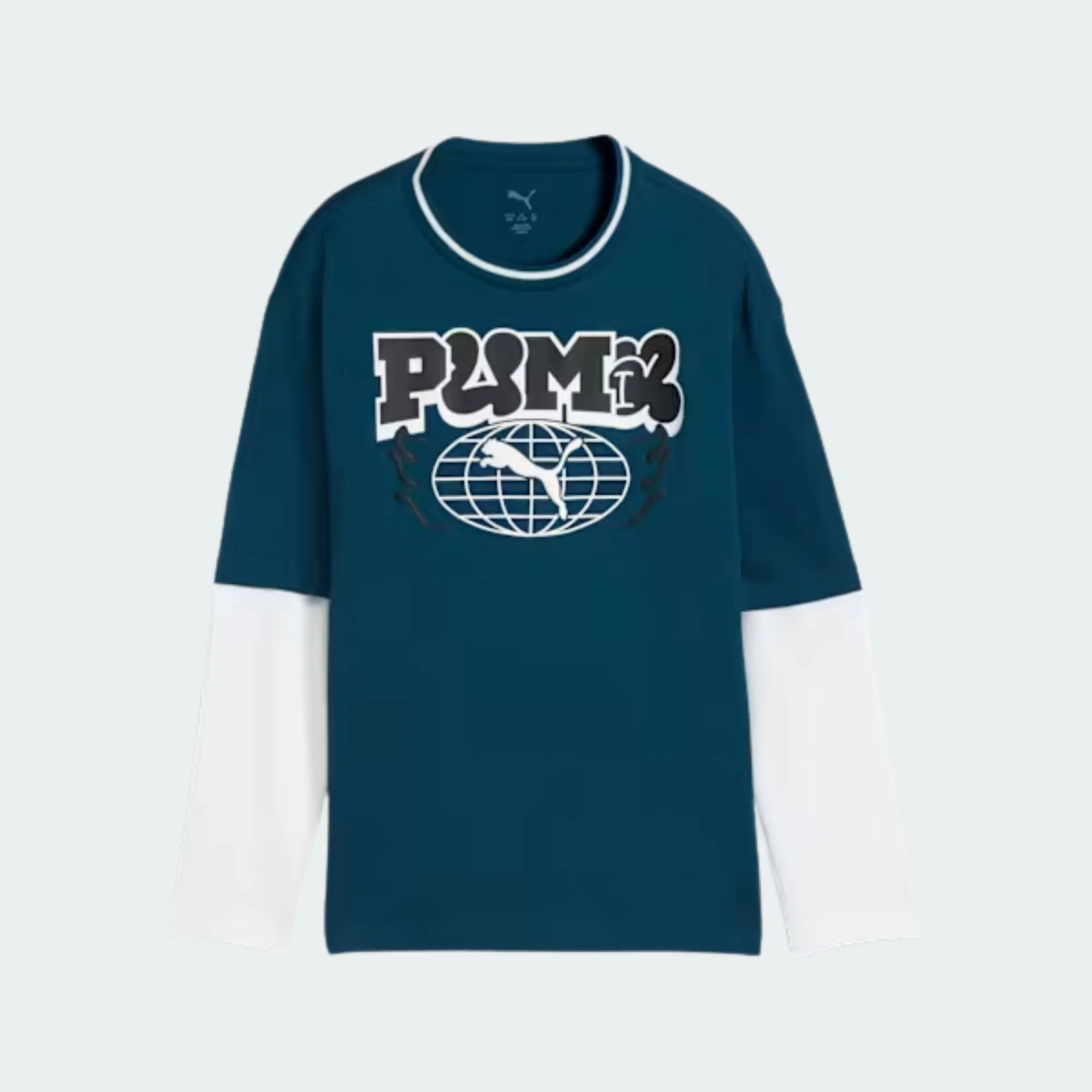 PUMA MID90S RELAXED LAYERED LONGSLEEVE TEE BOYS
