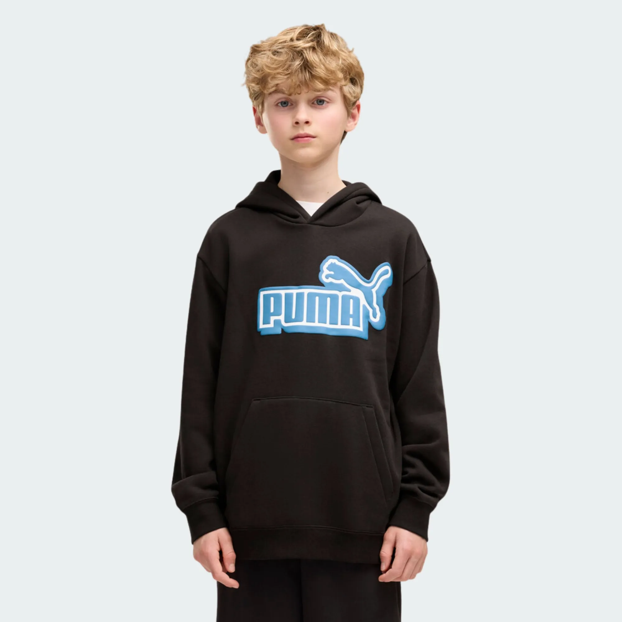 PUMA ESSENTIALS LOGO LAB RELAXED HOODIE BOYS