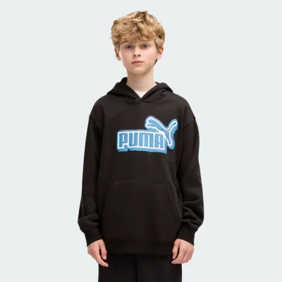 PUMA ESSENTIALS LOGO LAB RELAXED HOODIE BOYS