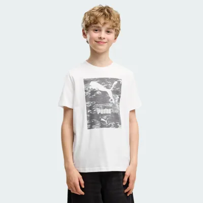 PUMA SPORT CAMO GRAPHIC TEE BOYS
