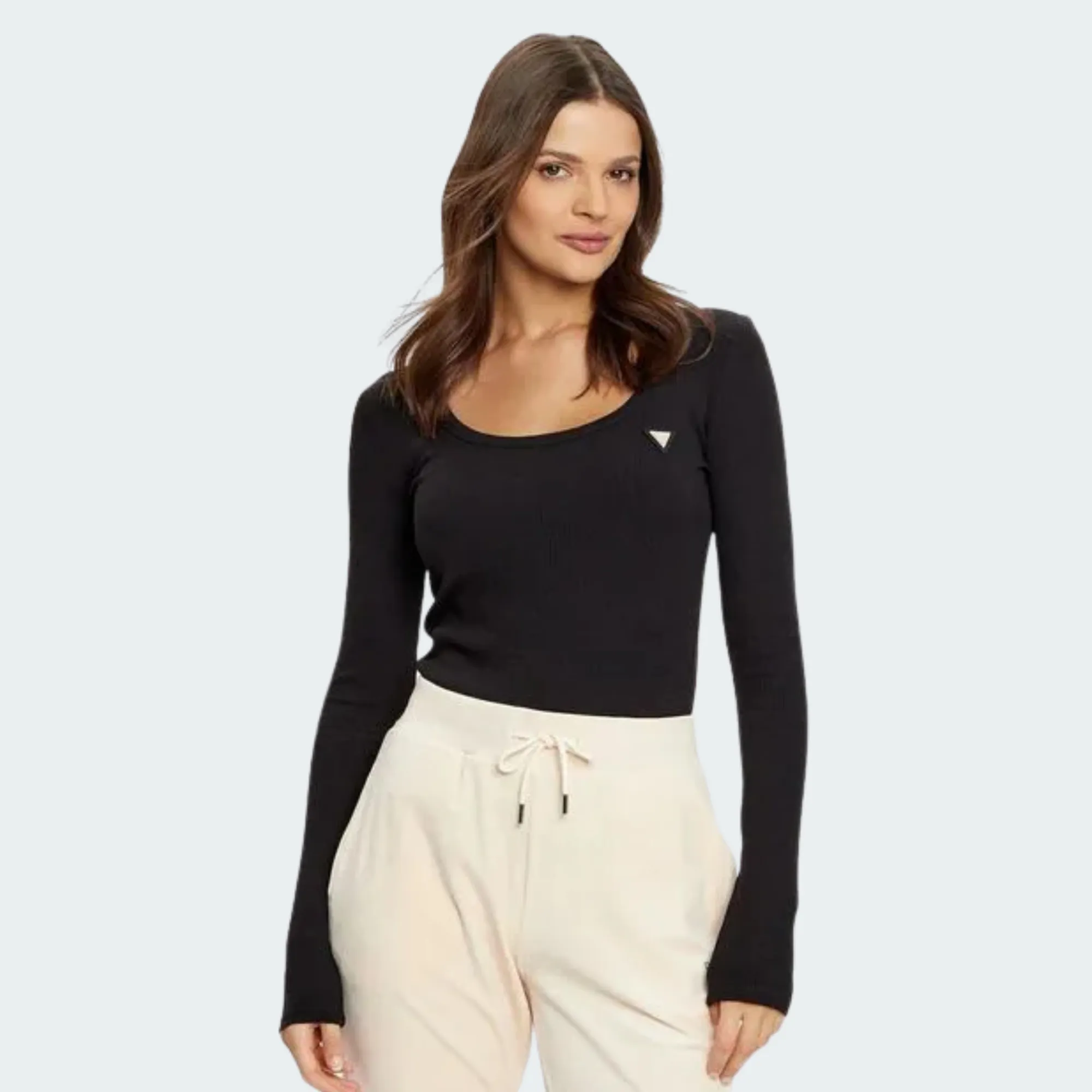 GUESS COLETTE LS RIB TOP